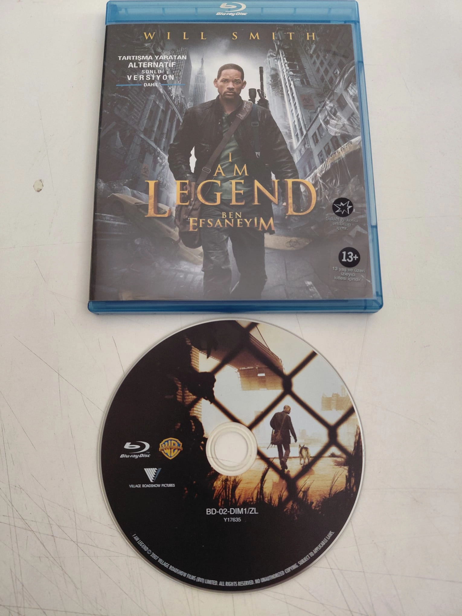 I Am Legend ( Ben Efsaneyim) - Will Smith -  Blu-ray Film