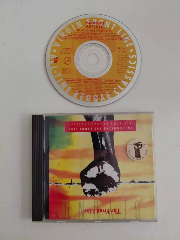 Beyond The Front Line(U Roy ,Gregory Isaacs..) - 1990 Avrupa Basım CD Albüm-2.el