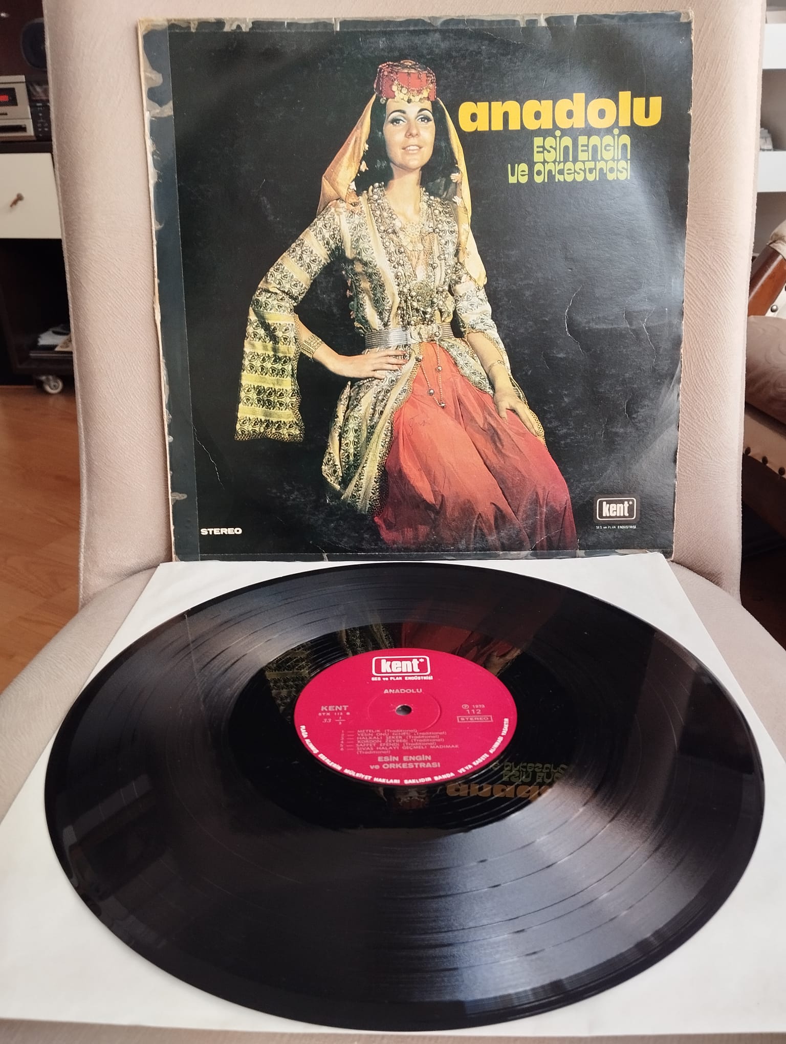 Esin Engin, Esin Engin Ve Orkestrası – Anadolu - 1973 Türkiye Basım LP Plak Albüm-2.el