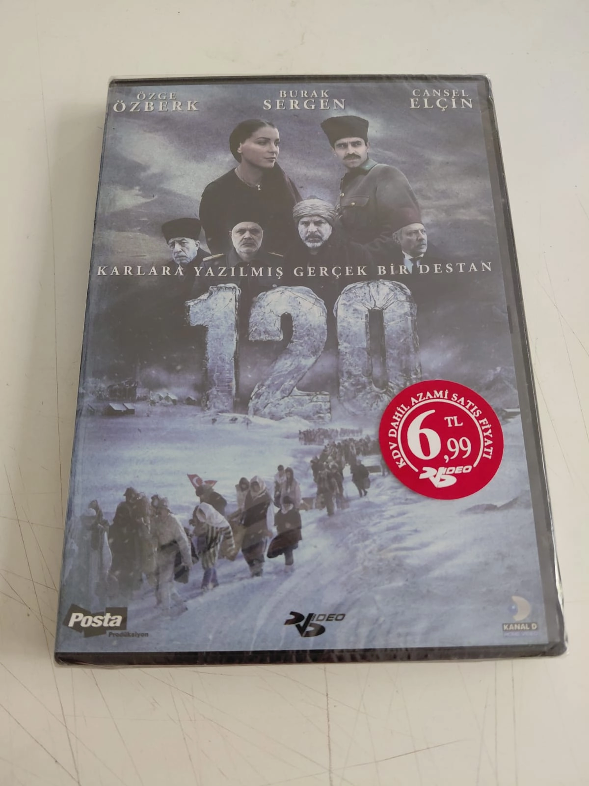120  / Karlara Yazılmış gerçek Bir Destan -Özge Özberk -  DVD Film/Açılmamış Ambalajlı