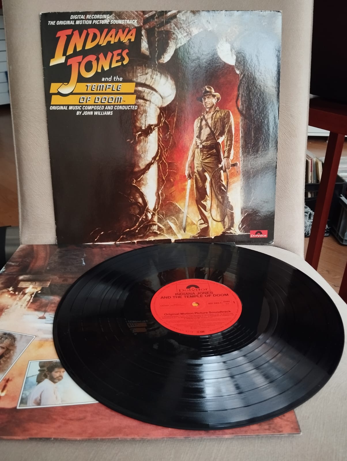 John Williams – Indiana Jones And The Temple Of Doom (Soundtrack) - 1984 Almanya Basım 33 lük Plak