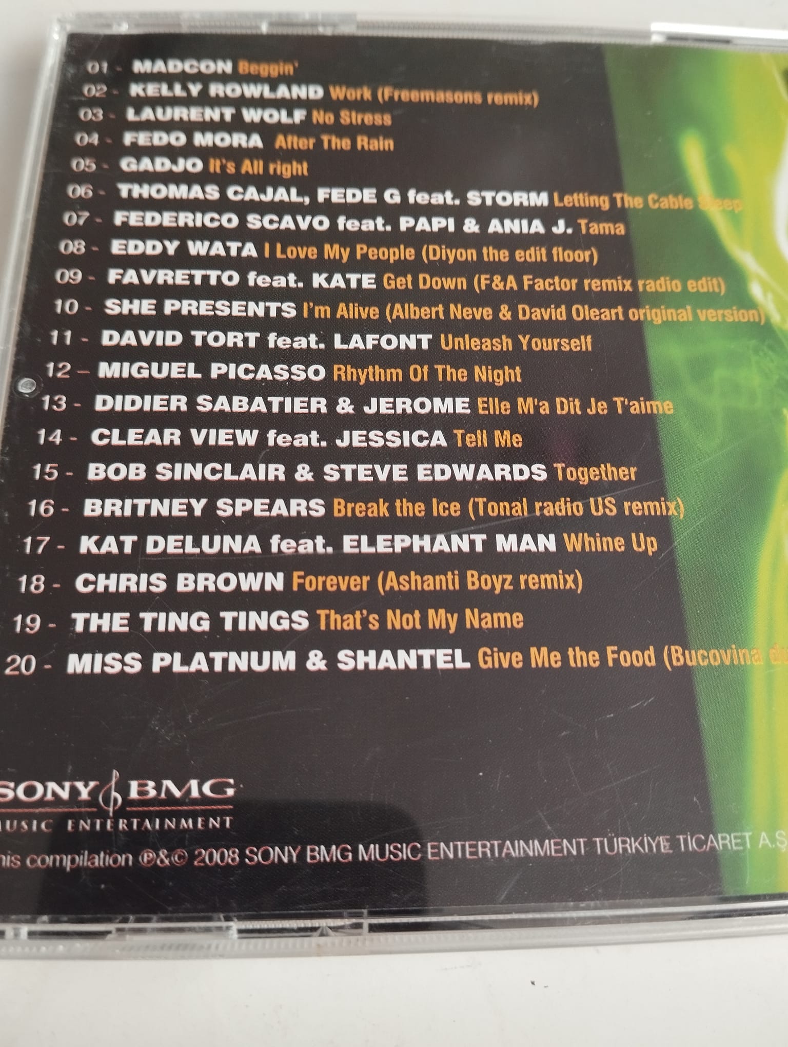 Radio Mydonose - Hits 2008 - Türkiye Basım - 2. El CD Albüm