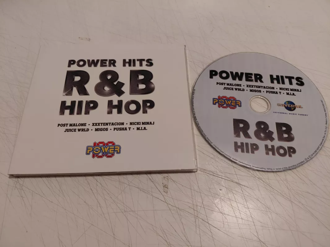 Power Hits R&B Hip Hop - 2018 Türkiye Basım CD Albüm-2.el