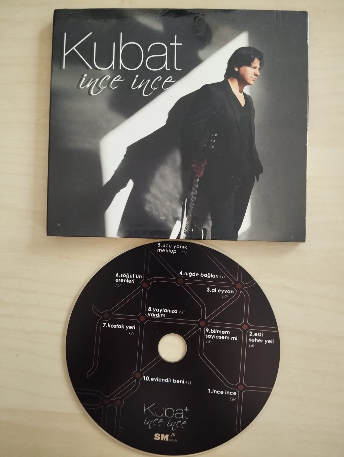 Kubat – İnce İnce -  2010  Türkiye Basım - CD  Albüm-2.el