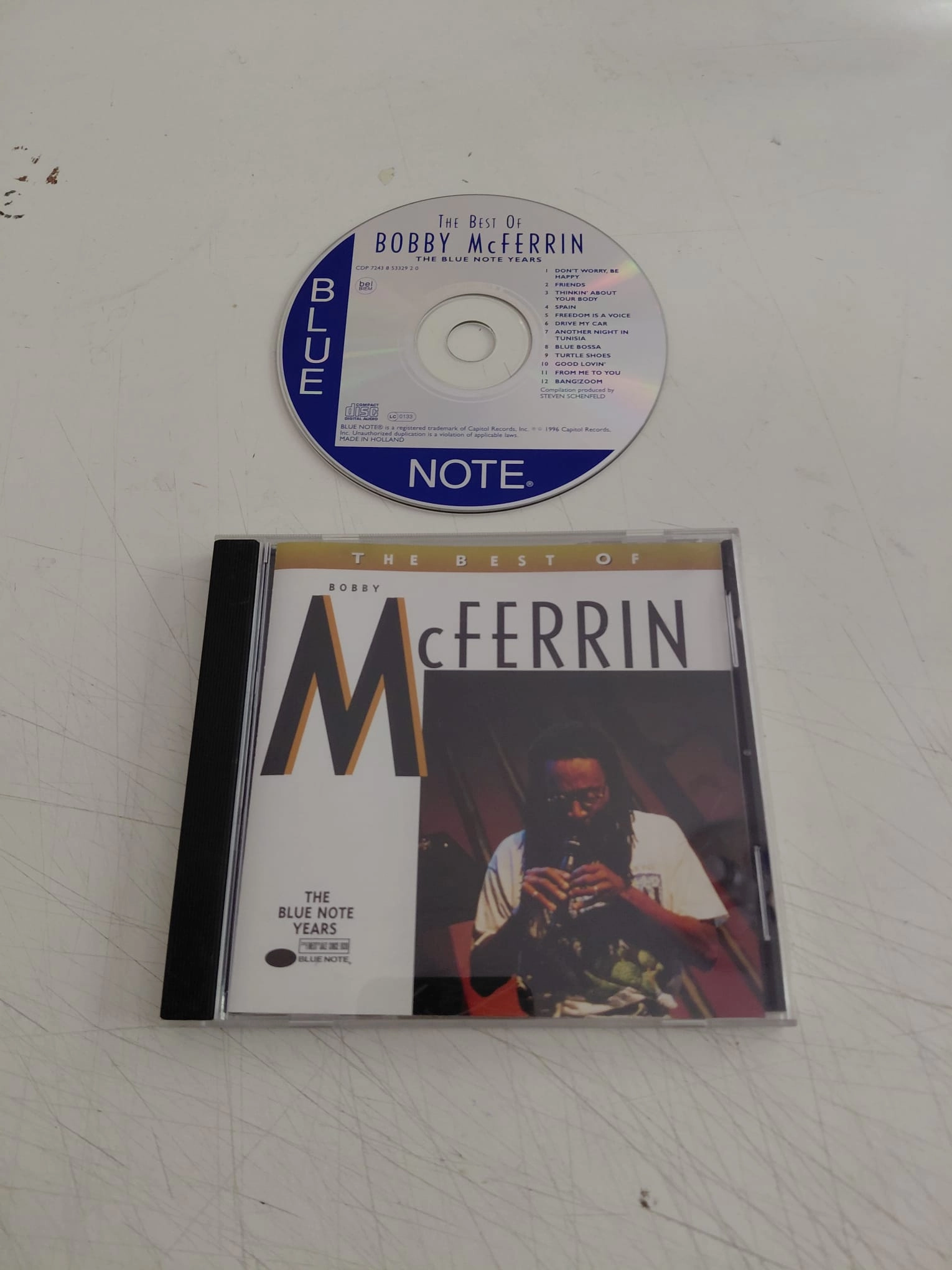 Bobby McFerrin – The Best Of Bobby McFerrin - 1996 Avrupa Basım CD Albüm2.el