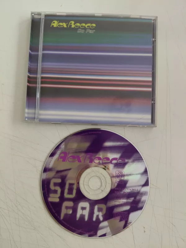 Alex Reece – So Far - 1996 Avrupa  Basım  CD  Albüm -2.el