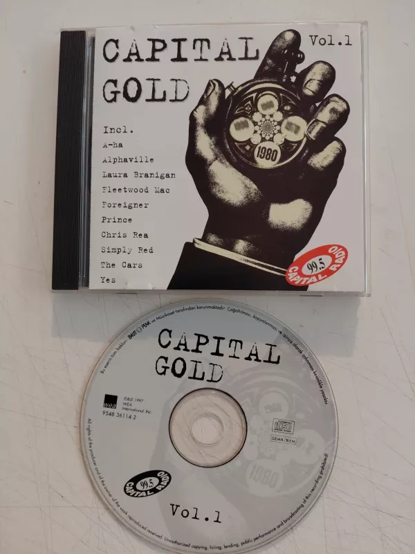 Capital Gold 80’s Vol.1 - 1997 Türkiye Basım CD Albüm-2.el