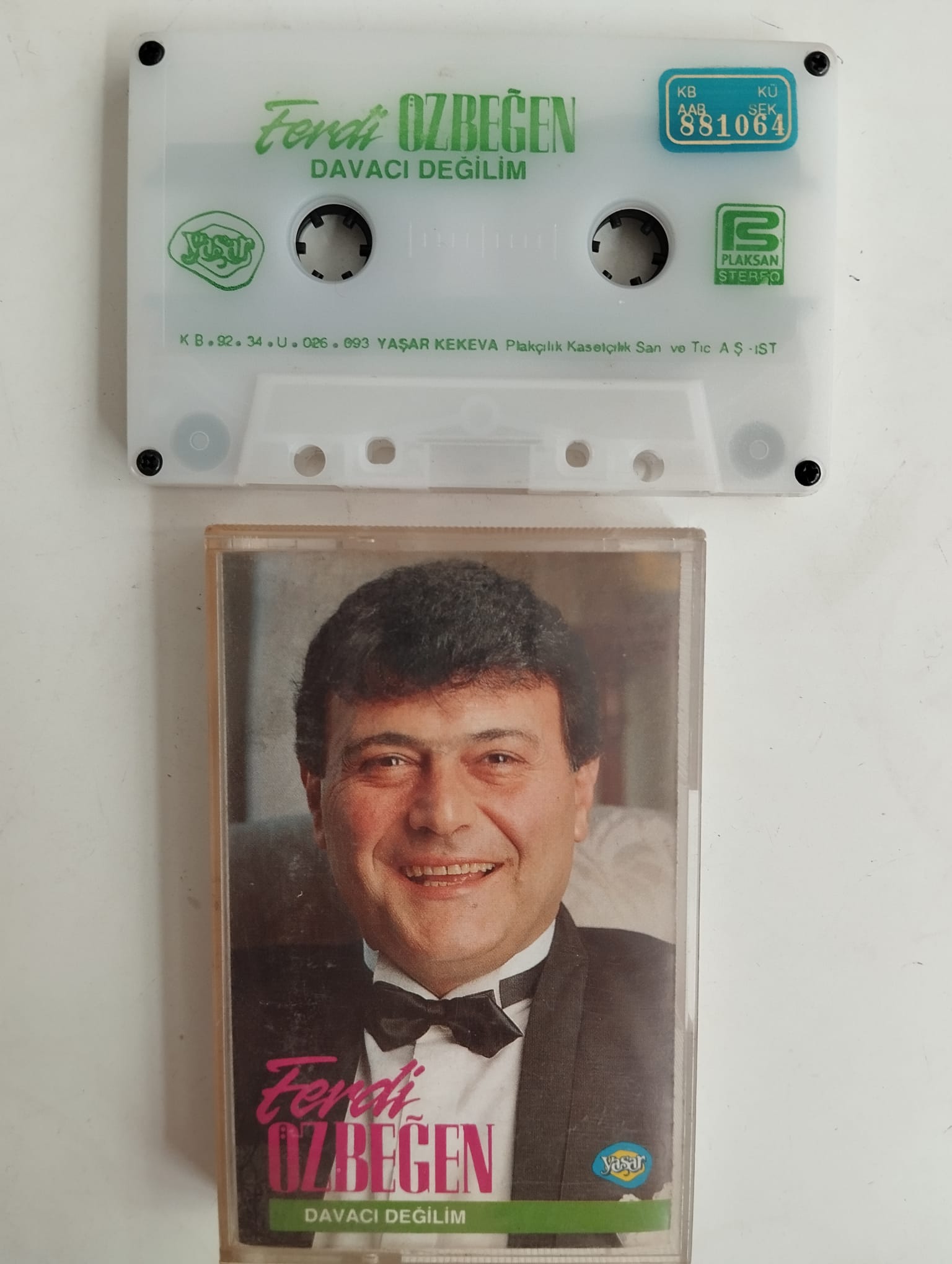Ferdi Özbeğen – Davacı Değilim - 1992 Türkiye Basım 2. El Kaset Albüm