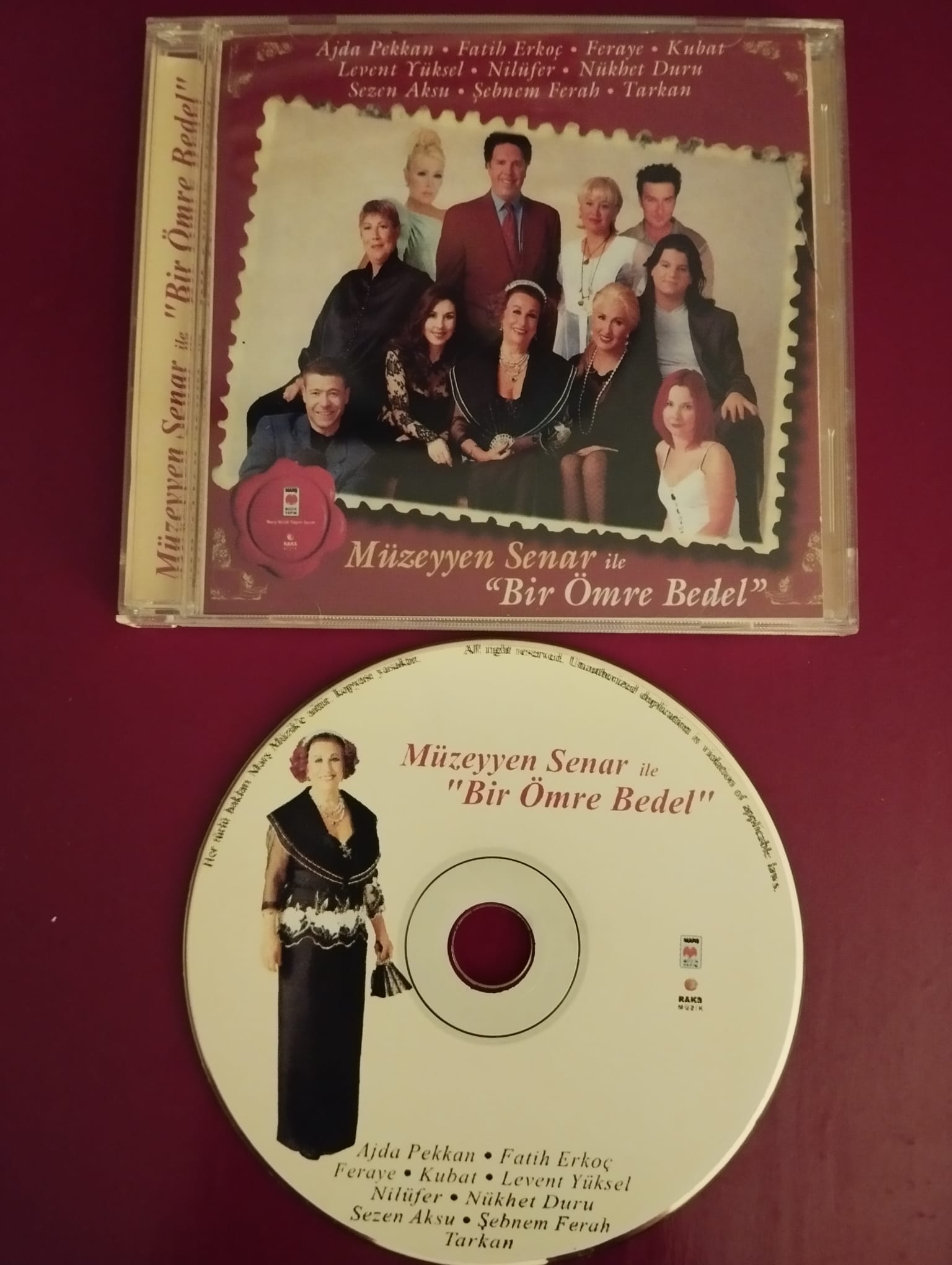 Müzeyyen Senar – Müzeyyen Senar İle ’’Bir Ömre Bedel’’ - 1998 Türkiye Basım CD Albüm-2.El