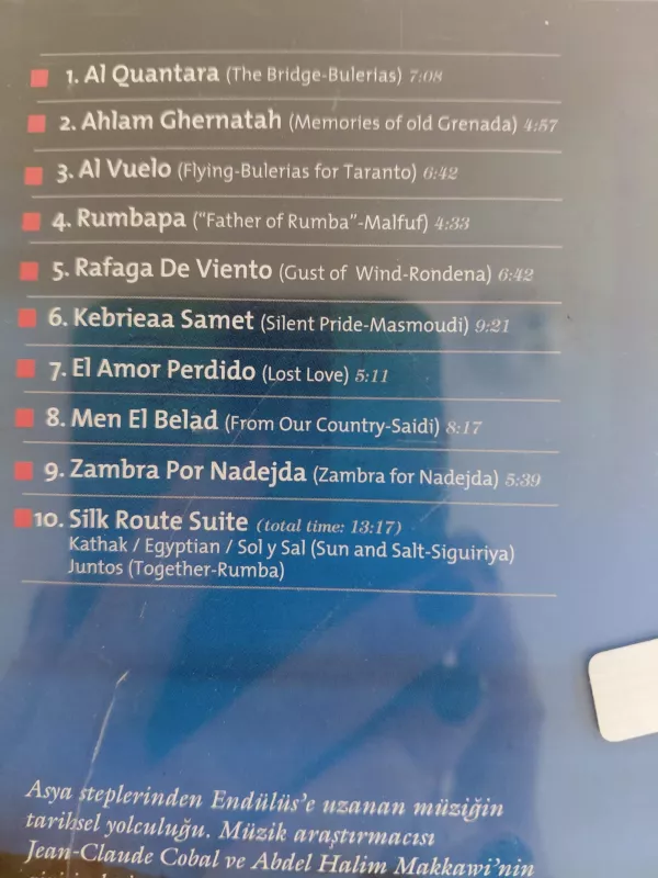 Altaylardan Endülüse MüzikYolculuğu - Flamenco -  Türkiye Basım  CD Albüm-2.el