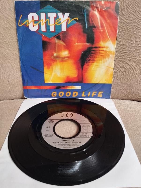 Inner City – Good Life -  1988  Almanya Basım 45 lik Plak