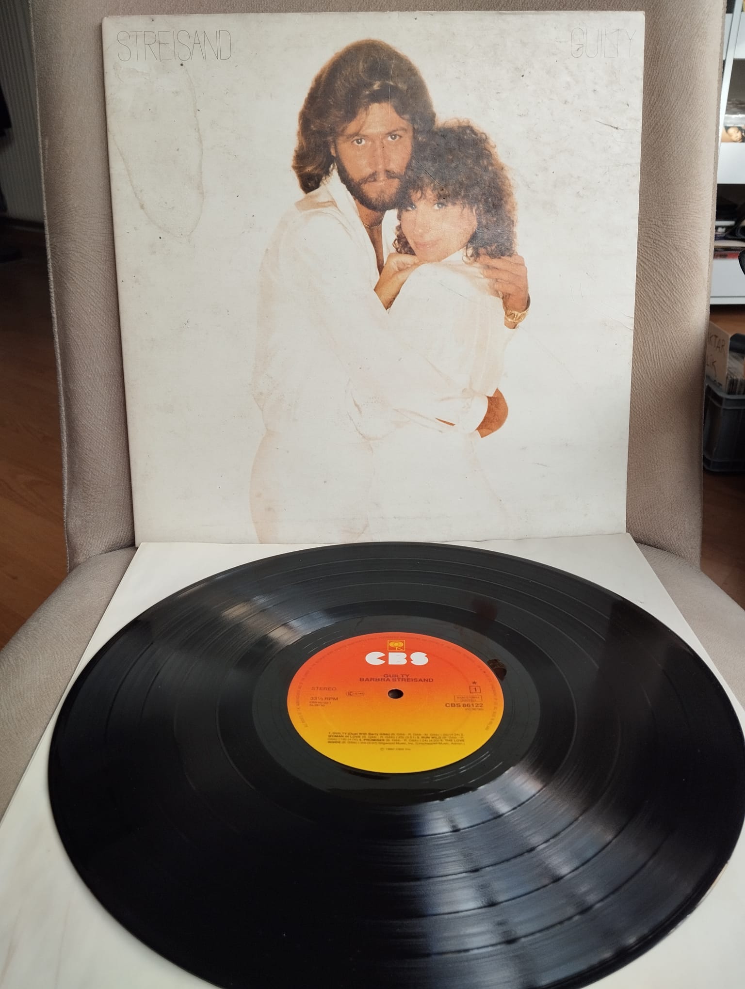 Barbra Streisand – Guilty - 1980 Hollanda Basım 33 lük Plak - Lp Albüm-2.el