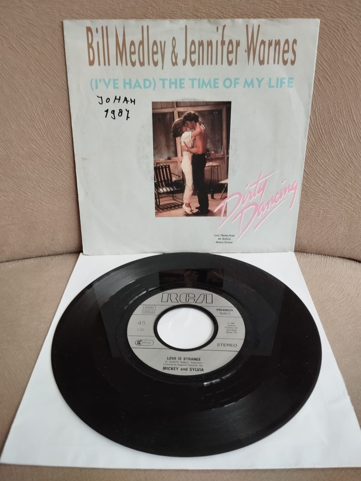 Bill Medley & Jennifer Warnes – (I’ve Had) The Time Of My Life -1987 Almanya Basım 45 lik Plak-2.EL