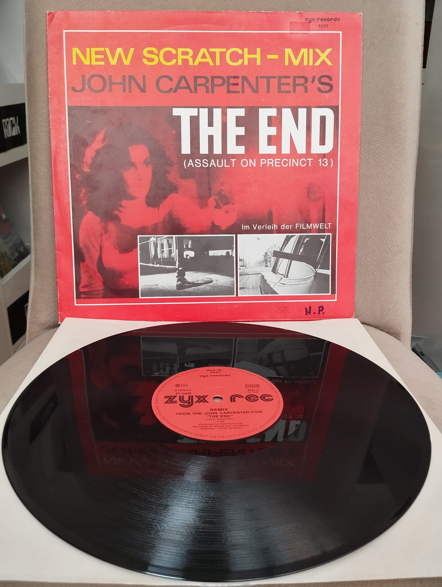 The Splash Band – John Carpenter’s The End  - 1983 Almanya Basım - Maxi-Single Plak