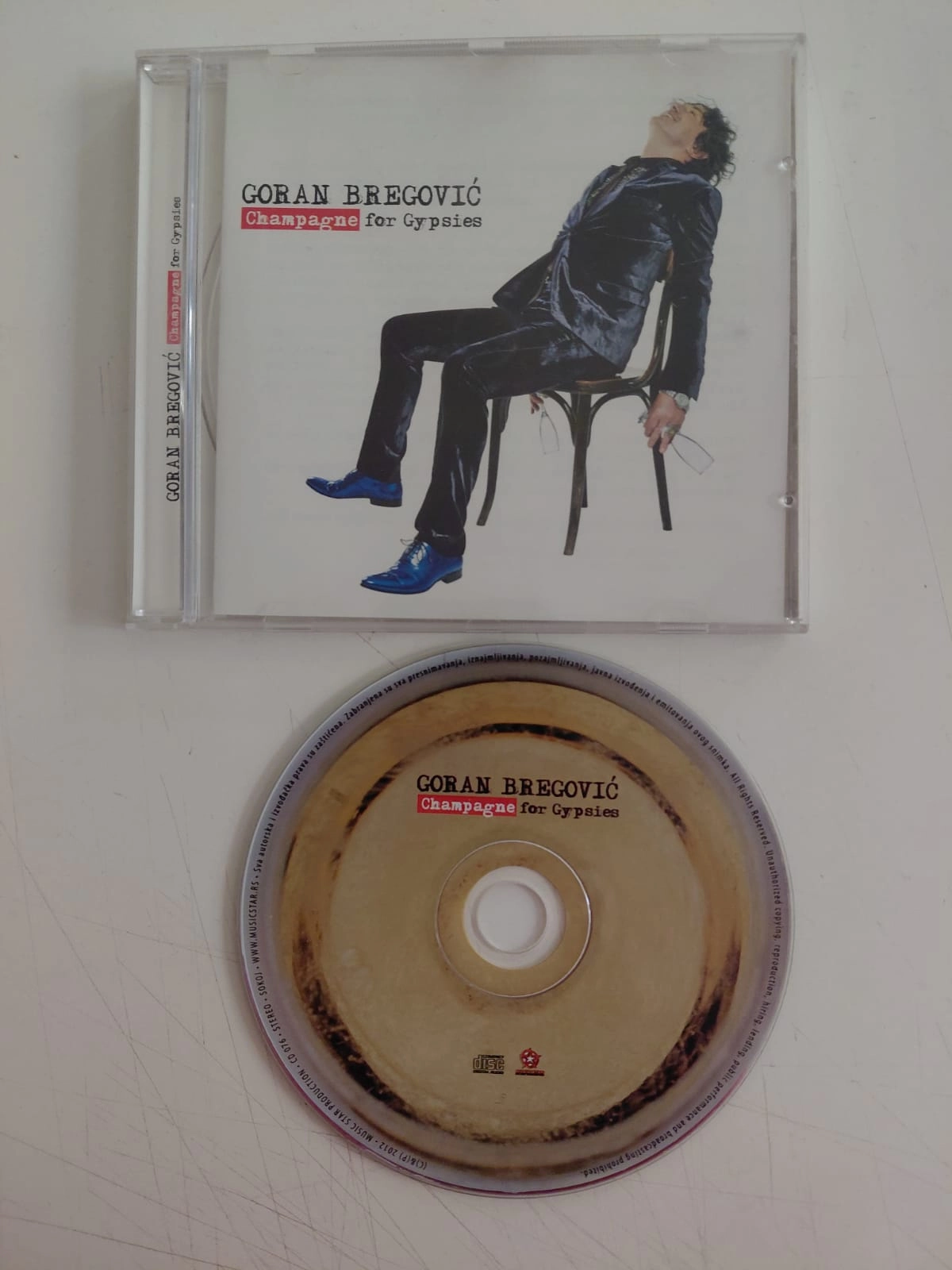 Goran Bregović – Champagne For Gypsies -  2012 Sırbistan Basım CD Albüm-2.El
