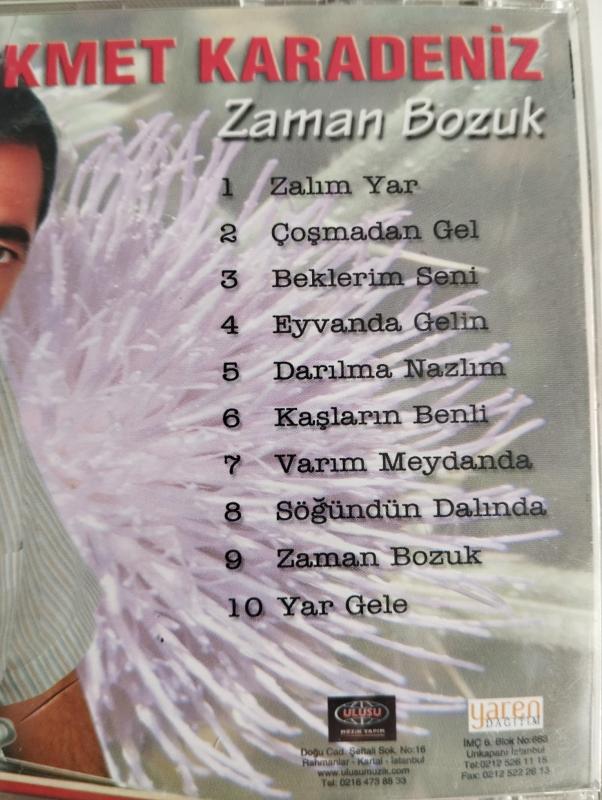 Hikmet Karadeniz - Zaman Bozuk -  Türkiye Basım - 2. El CD Albüm