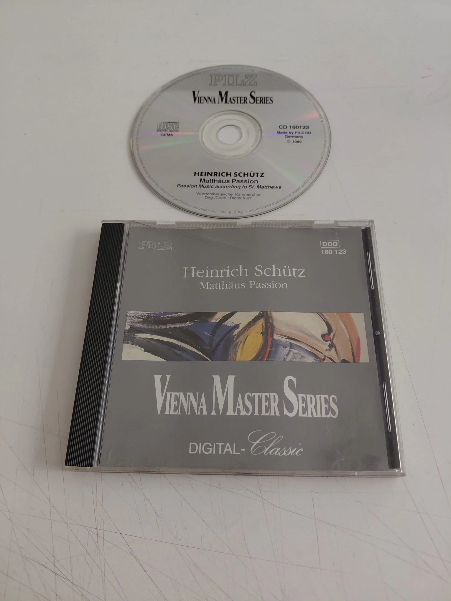 Heinrich Schütz - Matthäus-Passion - 1991 Almanya Basım CD Albüm-2.el