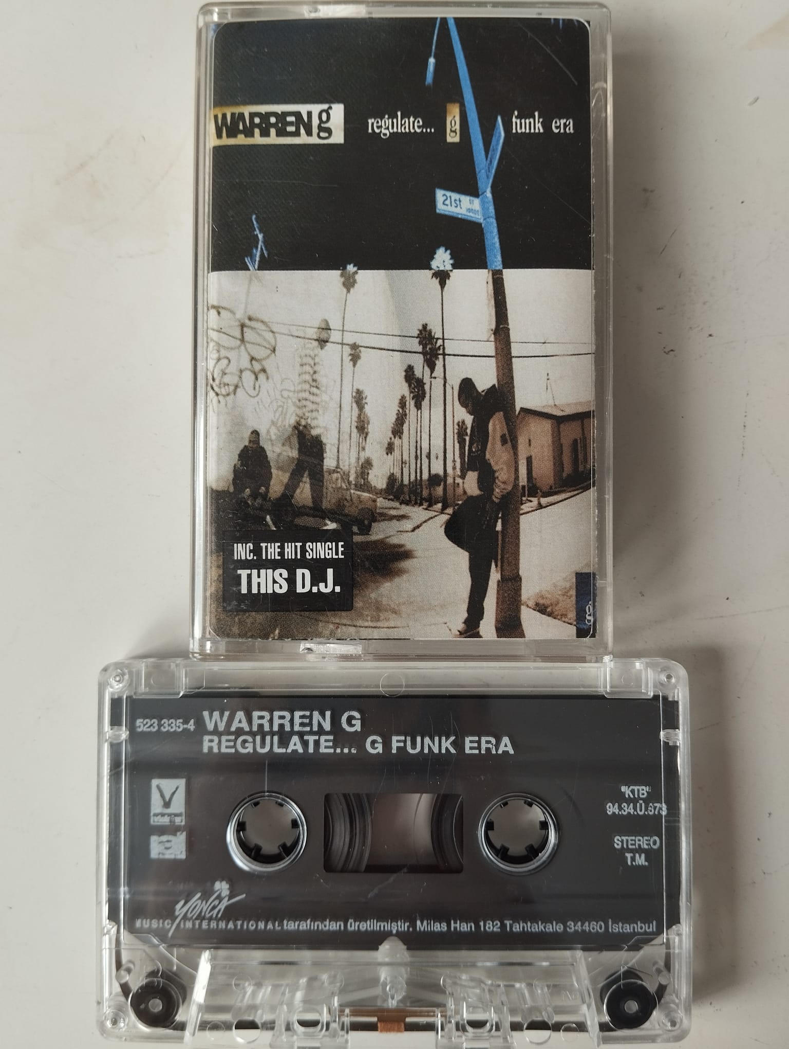 Warren G – Regulate... G Funk Era - 1994 Türkiye Basım 2. El Kaset Albüm