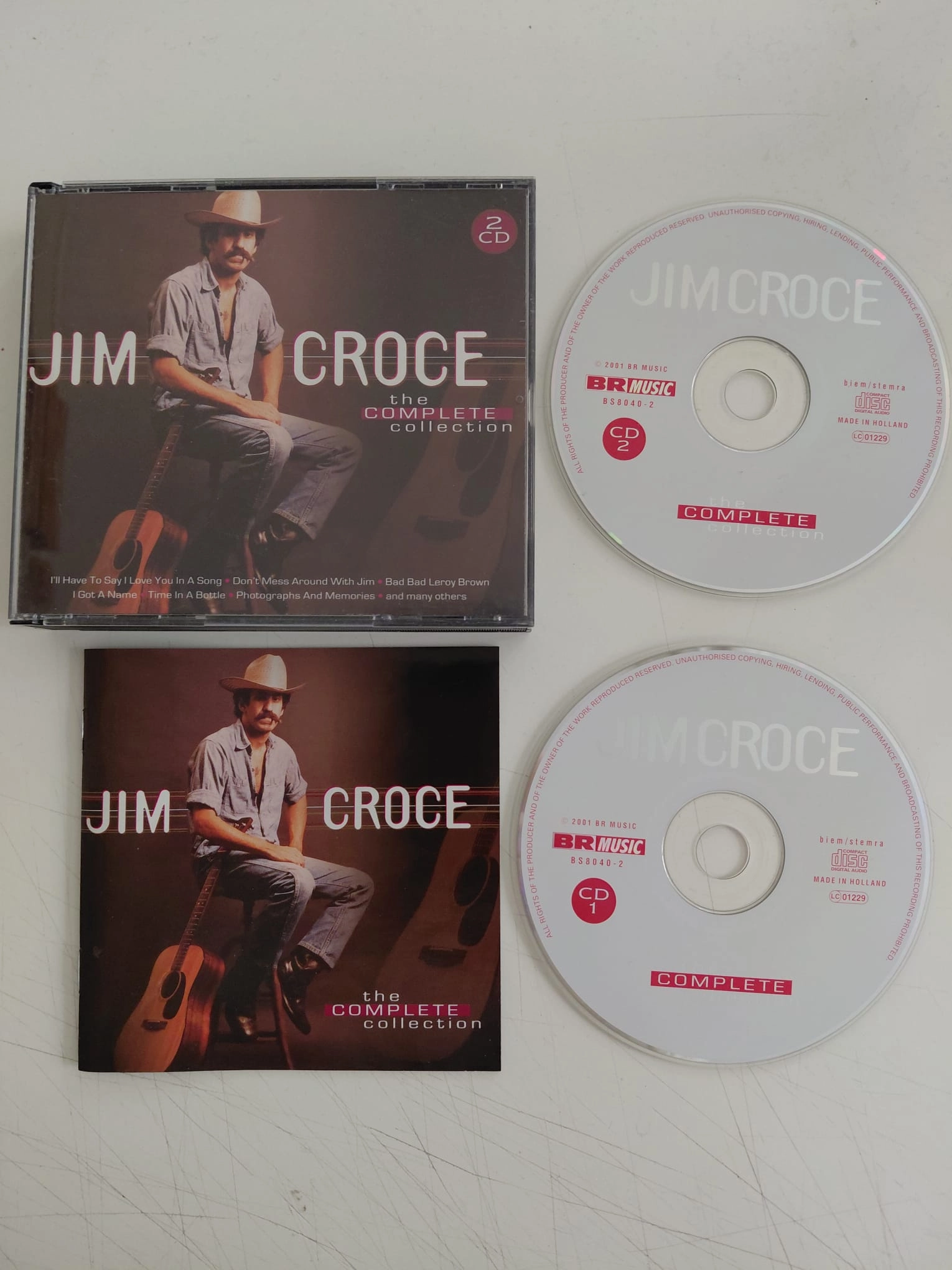 Jim Croce  – The Complete Collection - 2001 Avrupa Basım - 2xCD Albüm-2.el