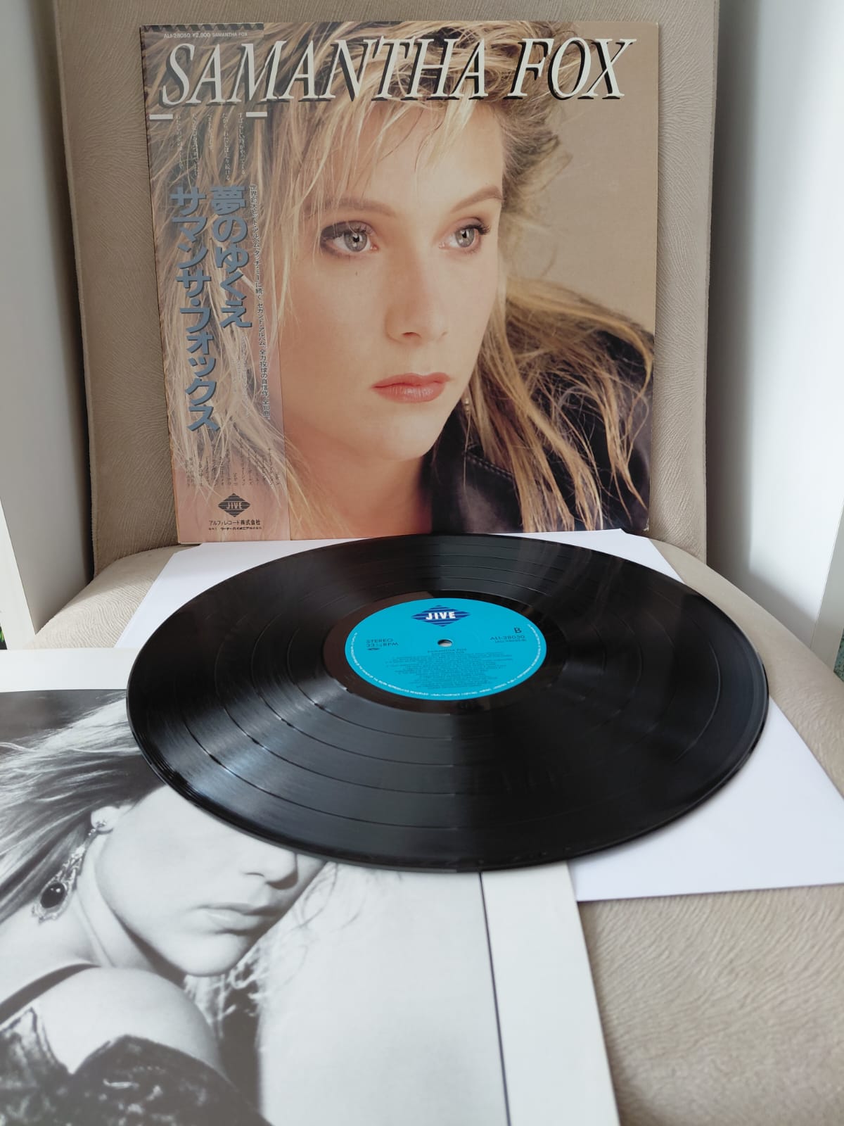 Samantha Fox – Samantha Fox - 1987 Japonya Basım LP Plak - Obi’li-2.el