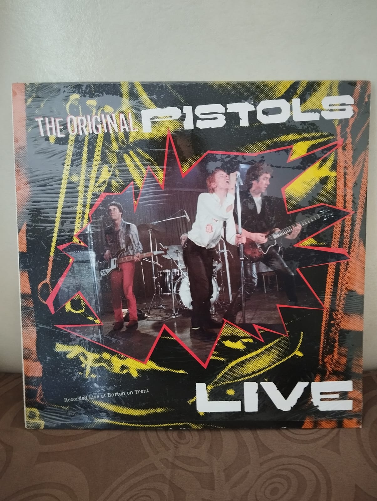 The Original Pistols – The Original Pistols Live - 1986 İngiltere Basım LP Plak Albüm /Jelatininde