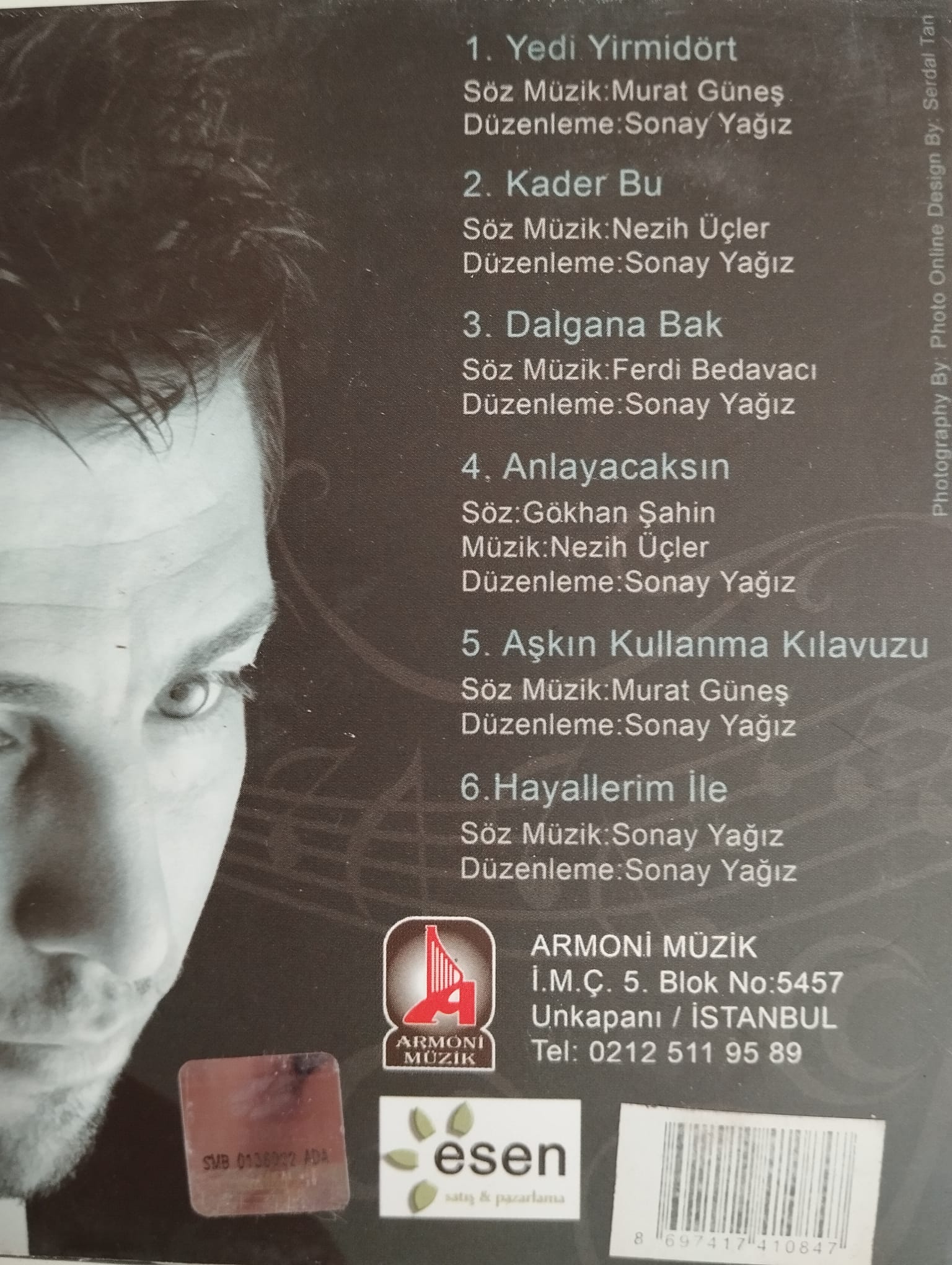 Burak Kibar   / Yedi Yirmidört –  Türkiye Basım  2. El CD  Albüm