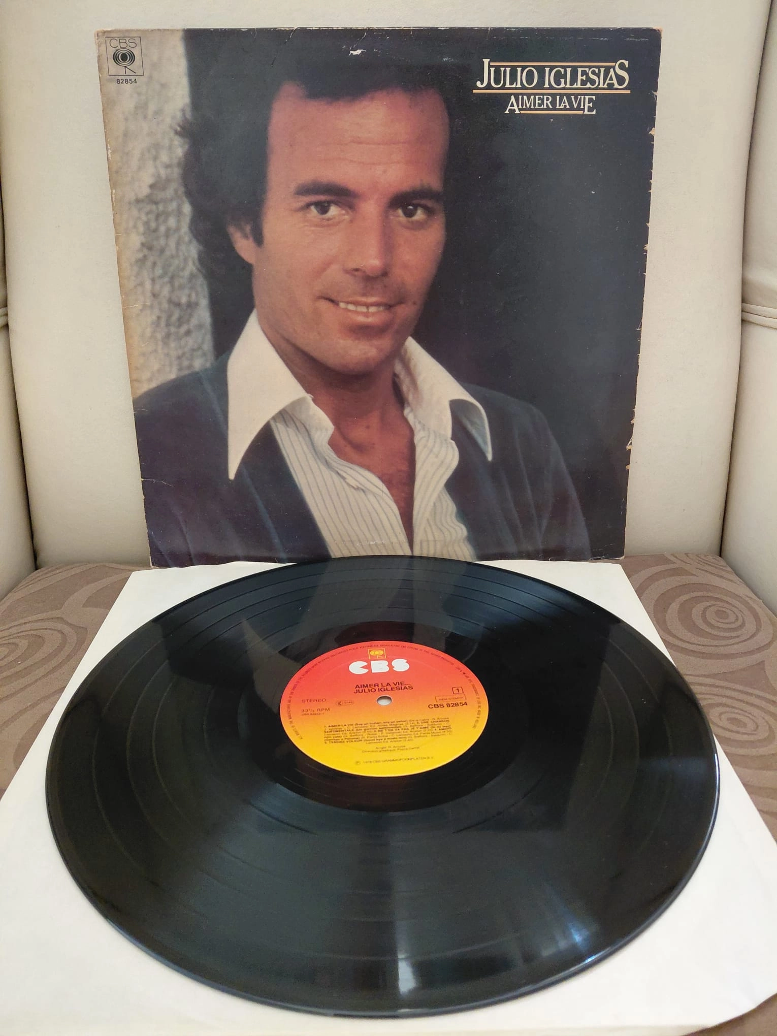Julio Iglesias  ‎–  Aimer La Vie - 1978  Hollanda Basım Albüm - LP Plak-2.el