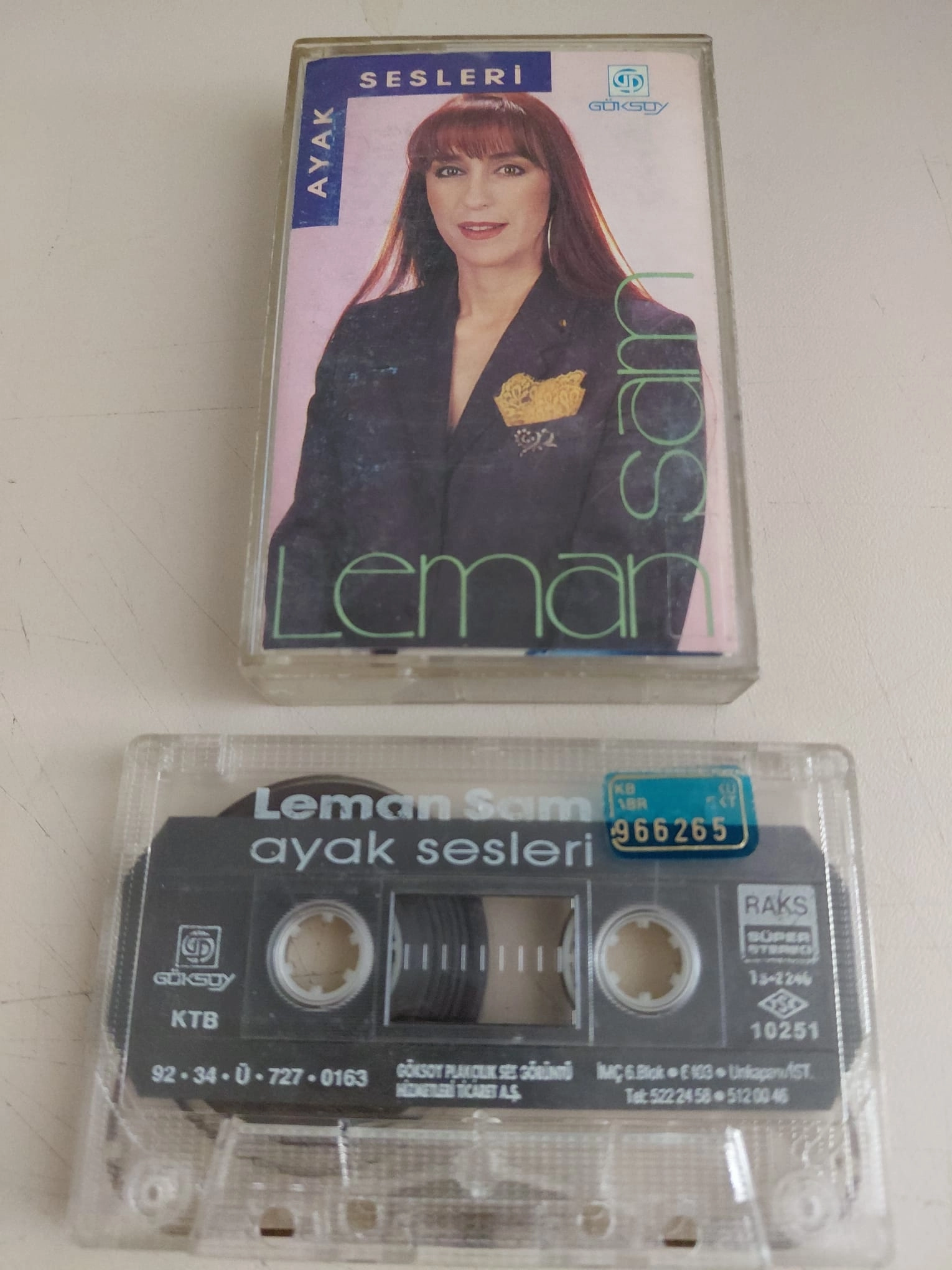 Leman Sam - Ayak Sesleri   - 1992 Türkiye Basım Kaset Albüm