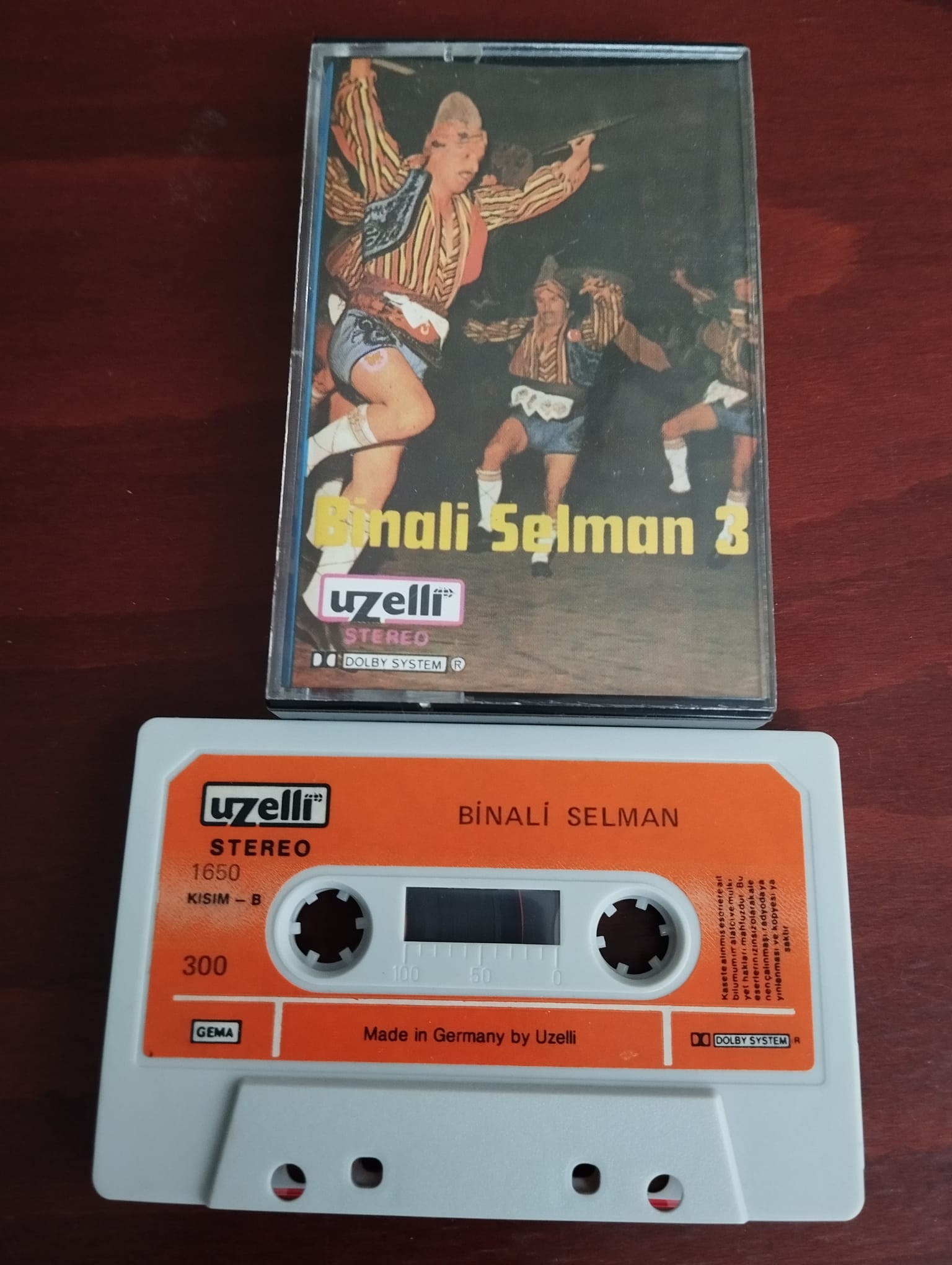 BİNALİ SELMAN 3  -  Almanya Basım  Kaset / Uzelli-2.EL