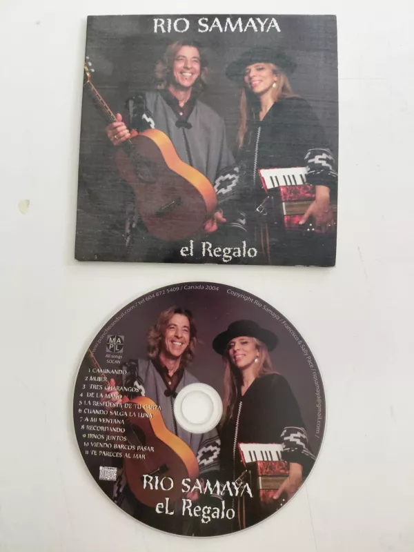 Rio Samaya  – El Regalo  -  2001 Kanada Basım CD  Albüm-2.el
