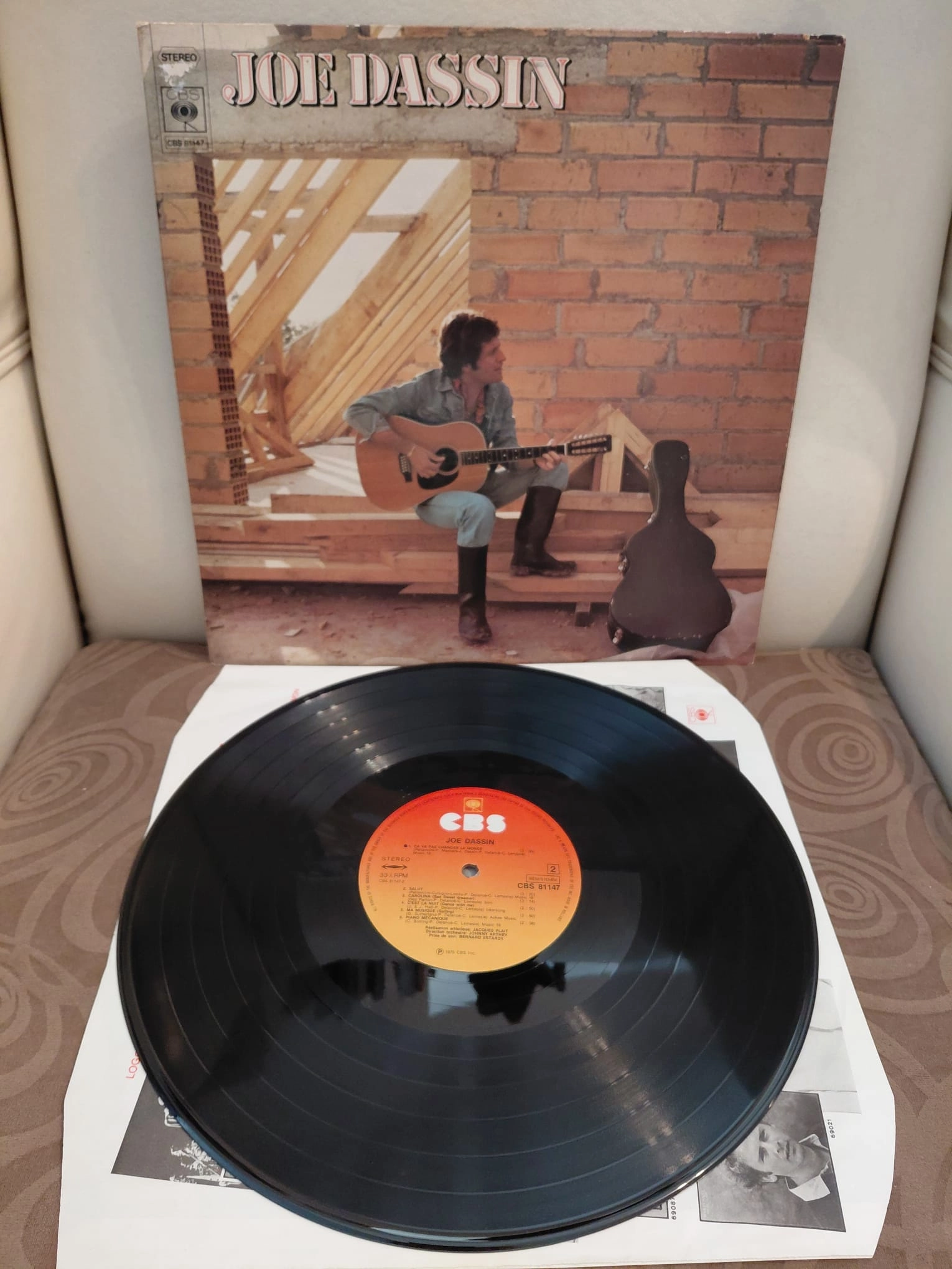 Joe Dassin – Joe Dassin (Et Si Tu N’existais Pas) - 1975 Hollanda Basım Albüm - LP Plak-2.el