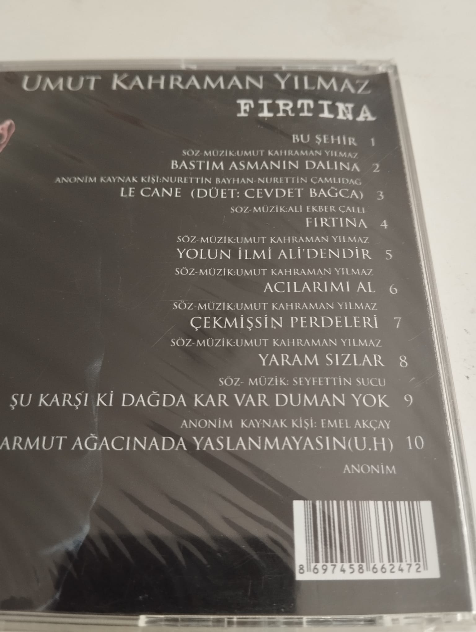 Umut Kahraman Yılmaz / Fırtına - Türkiye Basım - CD Albüm / Açılmamış Ambalajlı