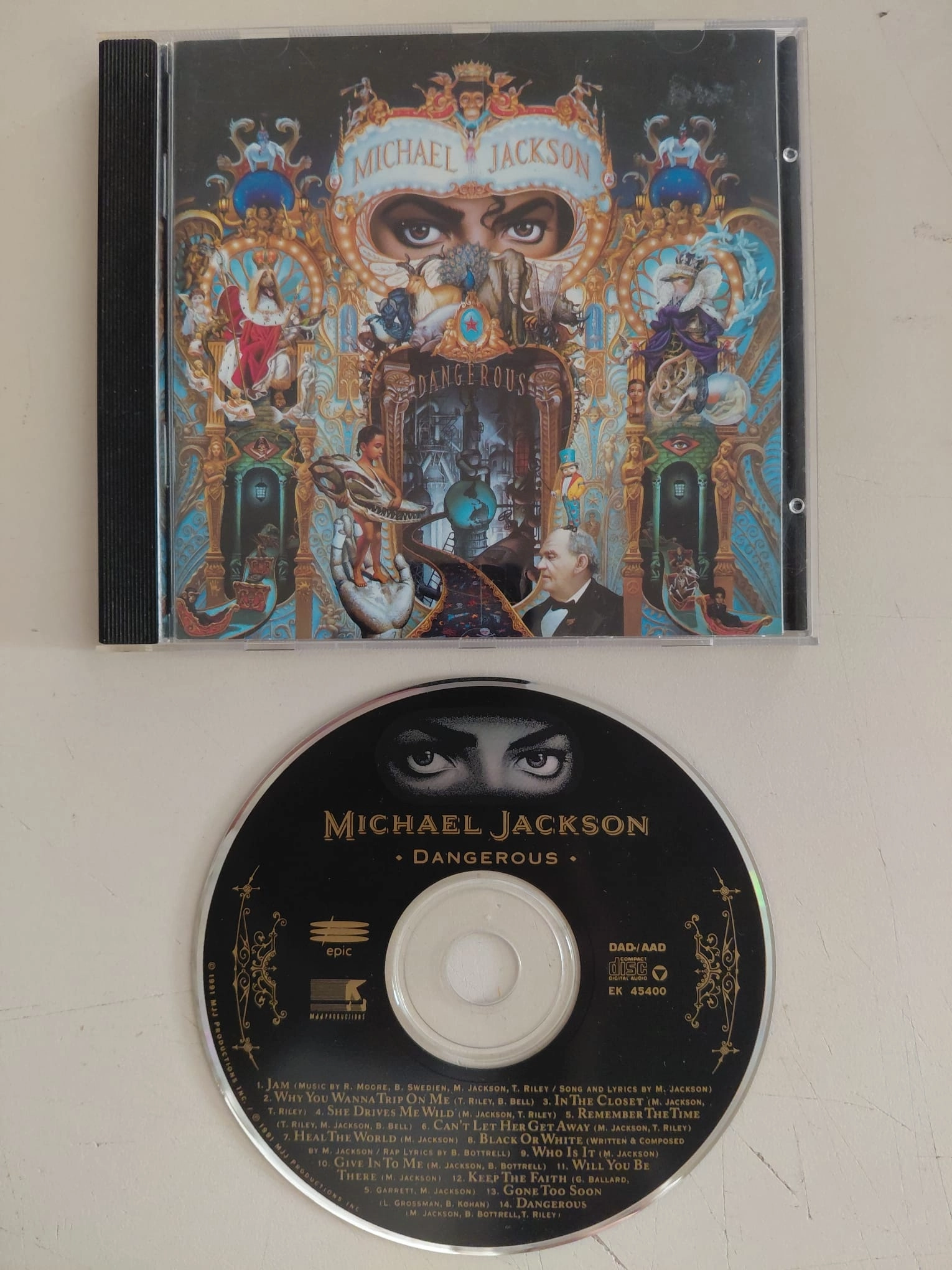 Michael Jackson – Dangerous - 1991 Kanada Basım CD Albüm