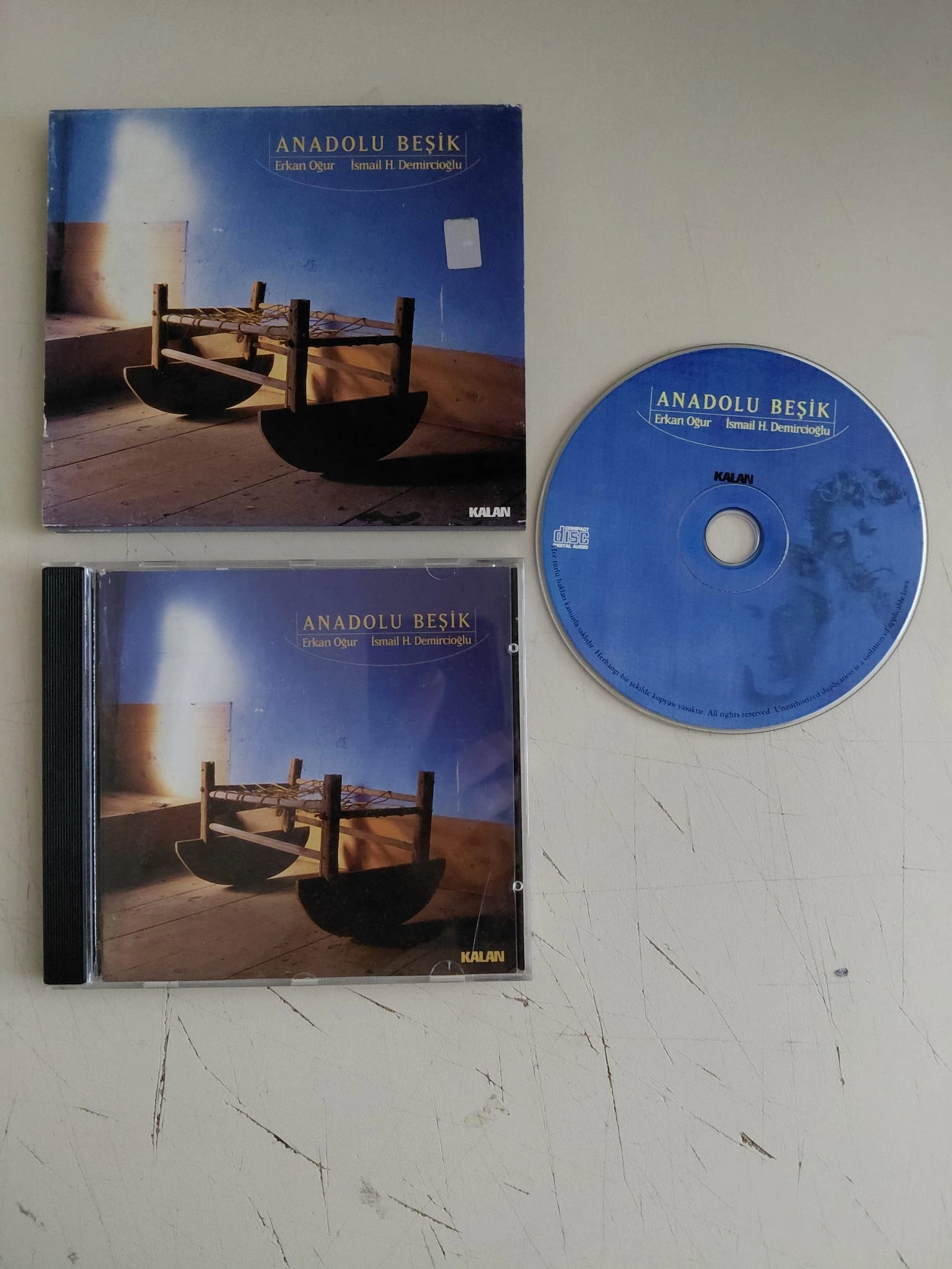 Erkan Oğur, İsmail Hakkı Demircioğlu – Anadolu Beşik  -2000 Türkiye  Basım CD Albüm