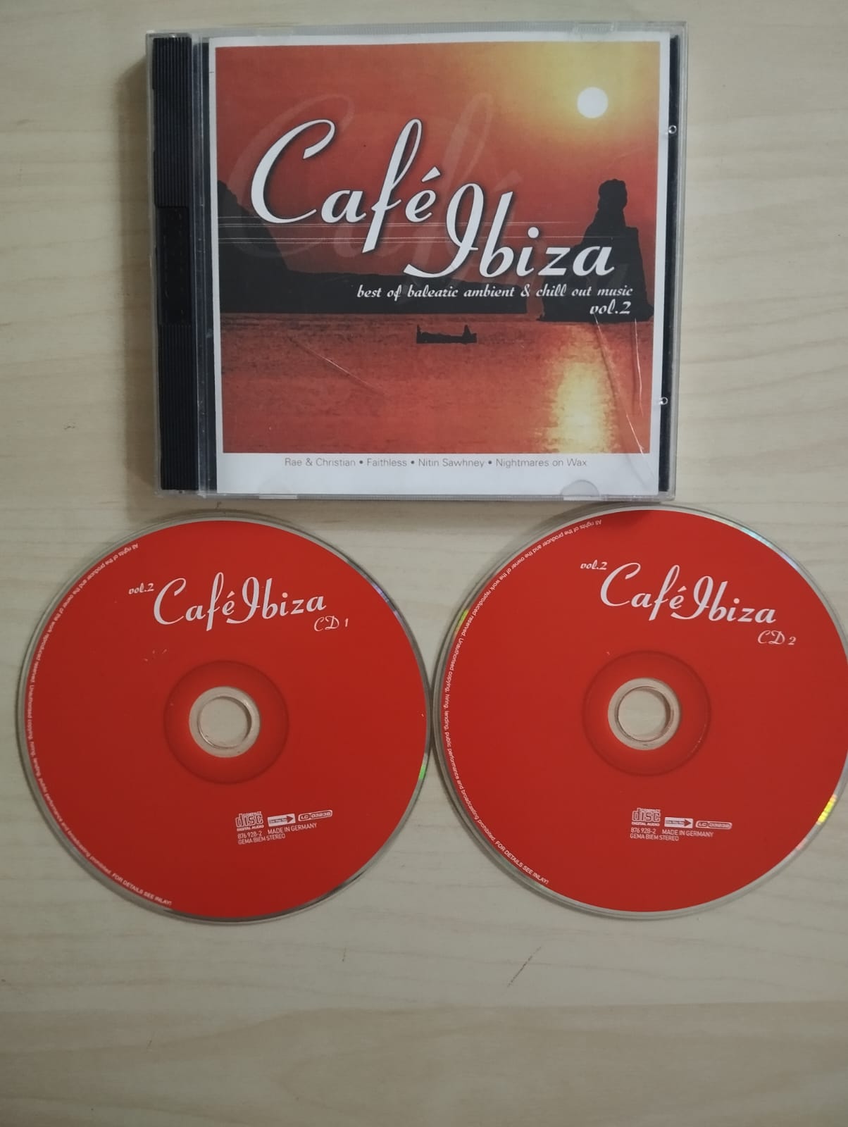 Café Ibiza Vol. 2  - 1999 Almanya Basım - 2xCD Albüm-2.el