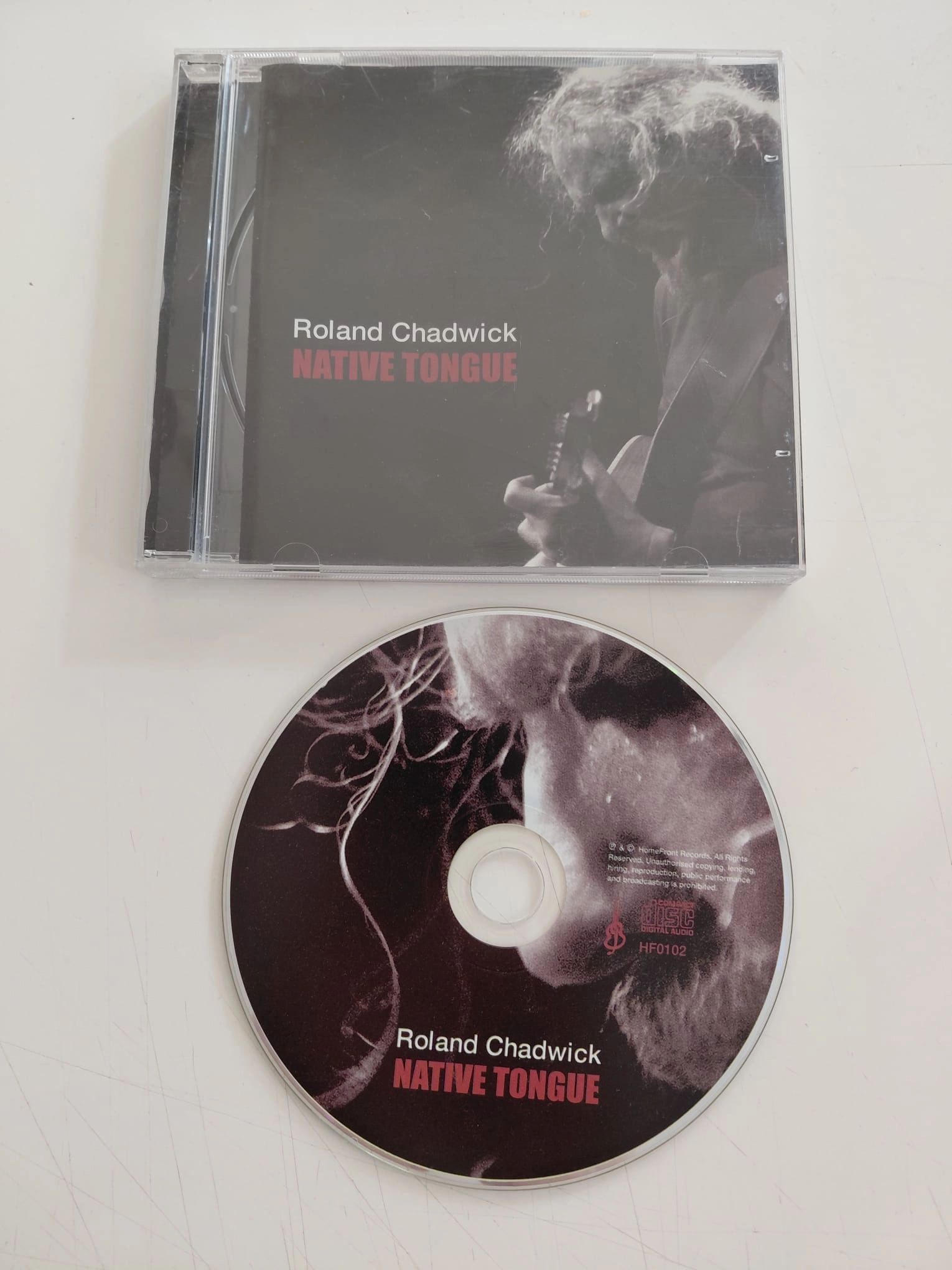Roland Chadwick – Native Tongue –  2006  İngiltere Basım - CD Albüm-2.el