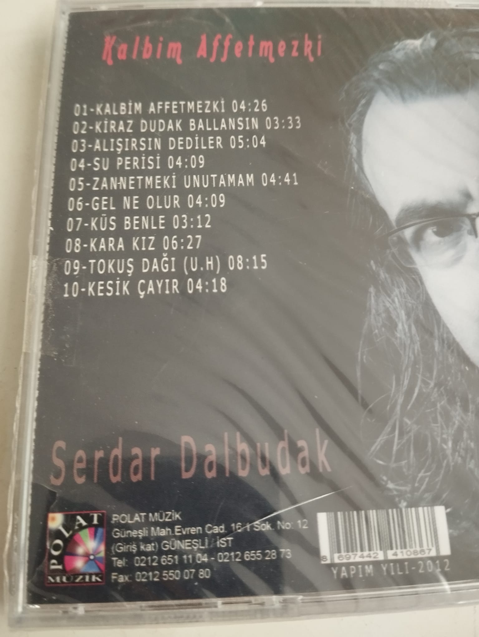 Serdar Dalbudak  / Kalbim Affetmez ki - Türkiye Basım - CD Albüm / Açılmamış Ambalajlı