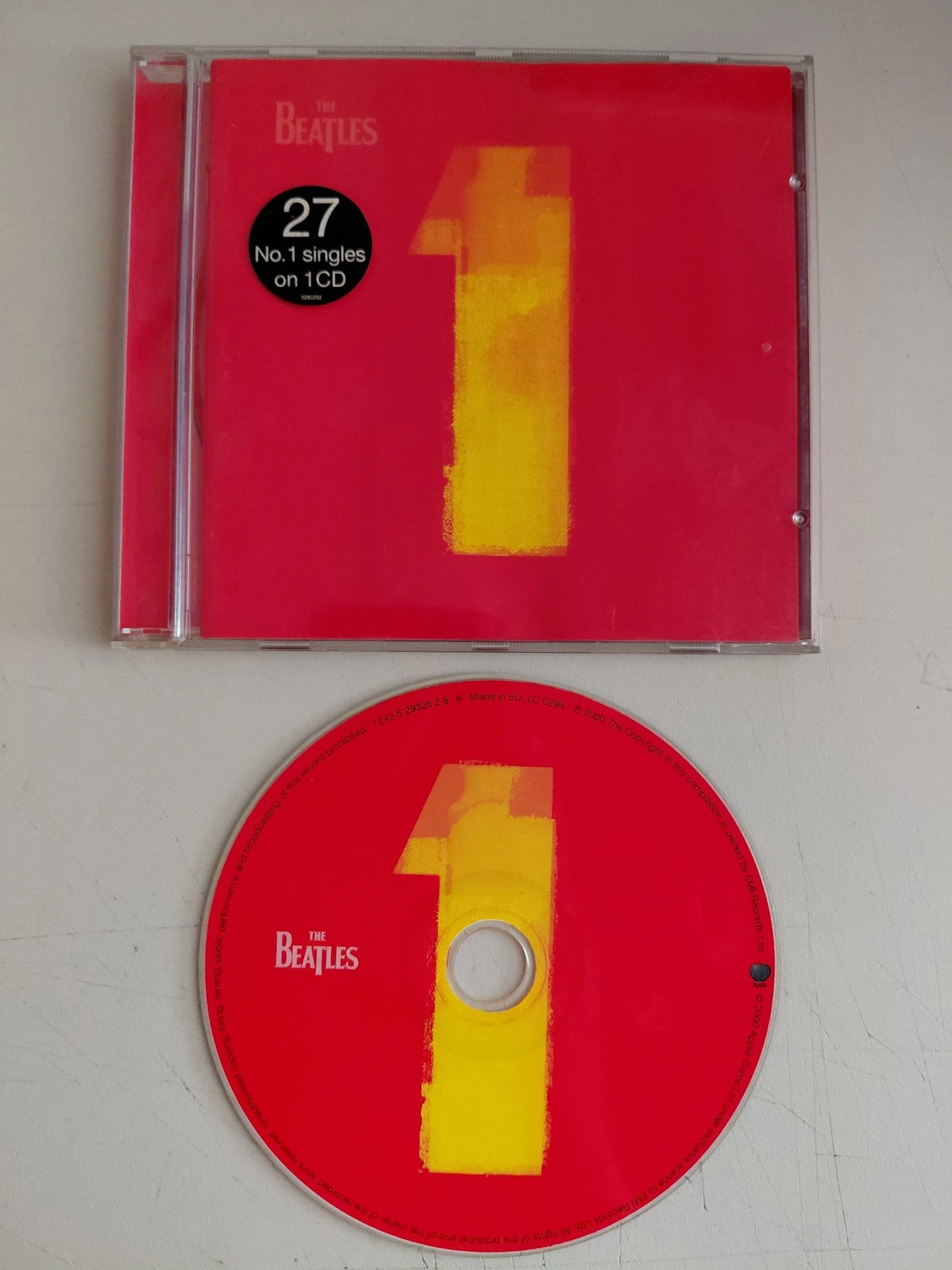 The Beatles  ‎–  1   - 2000  Avrupa  Basım CD Albüm