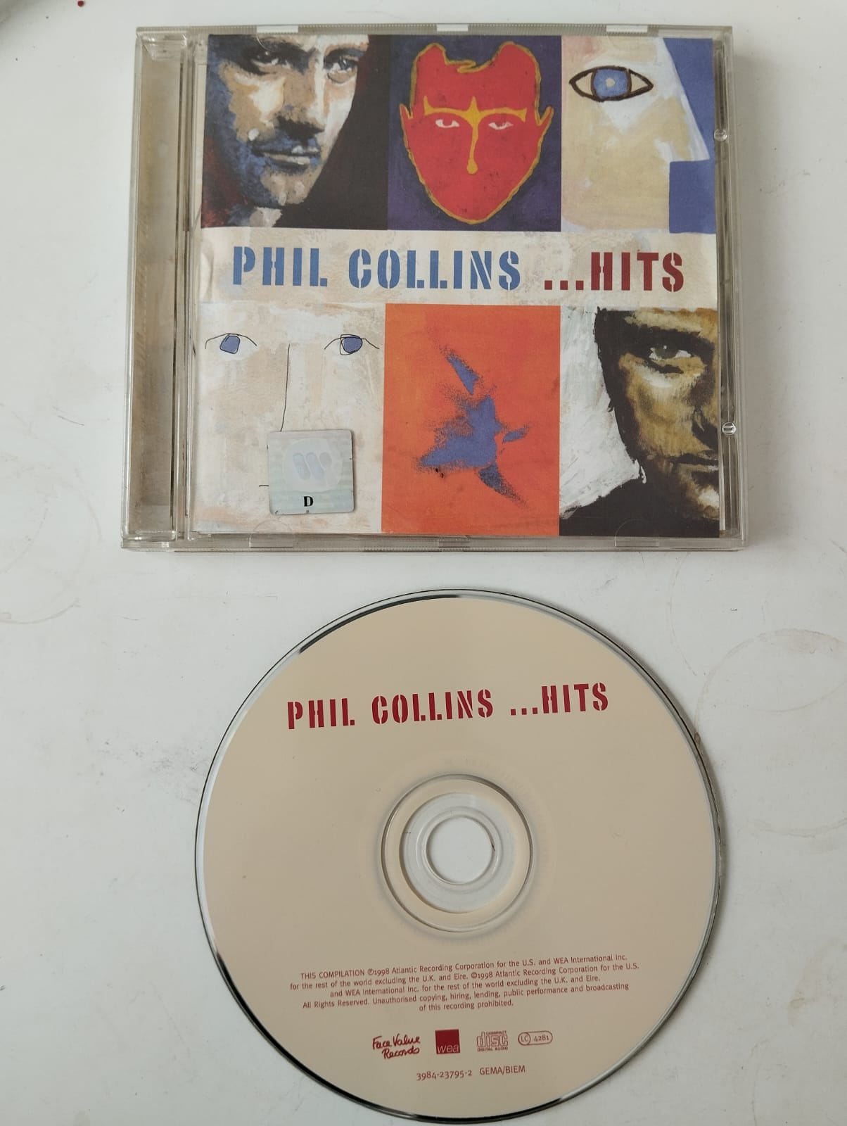 Phil Collins – ... Hits - 1998 Avrupa Basım CD Albüm - 2.El
