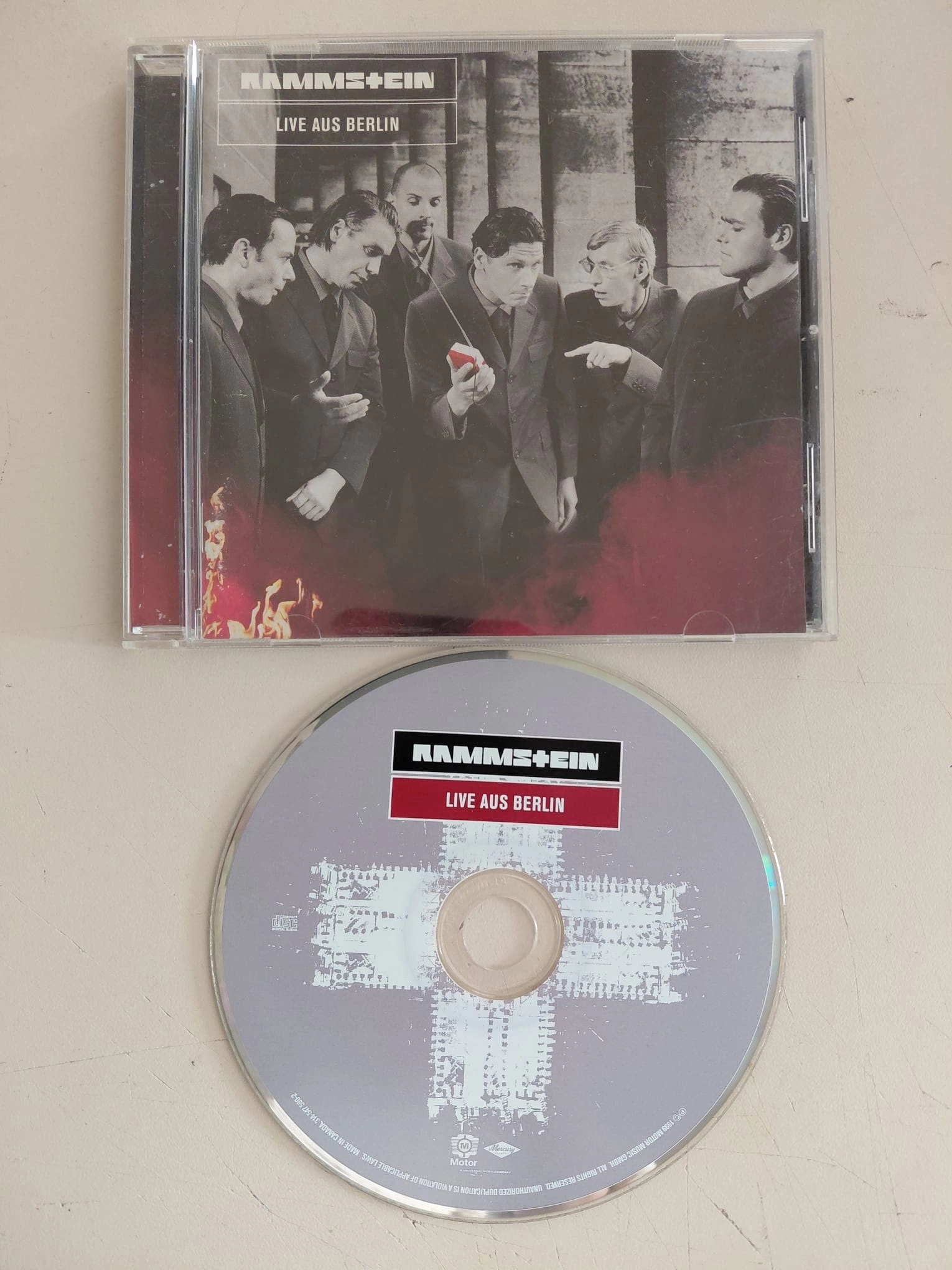 Rammstein – Live Aus Berlin - 1999 Kanada Basım CD Albüm