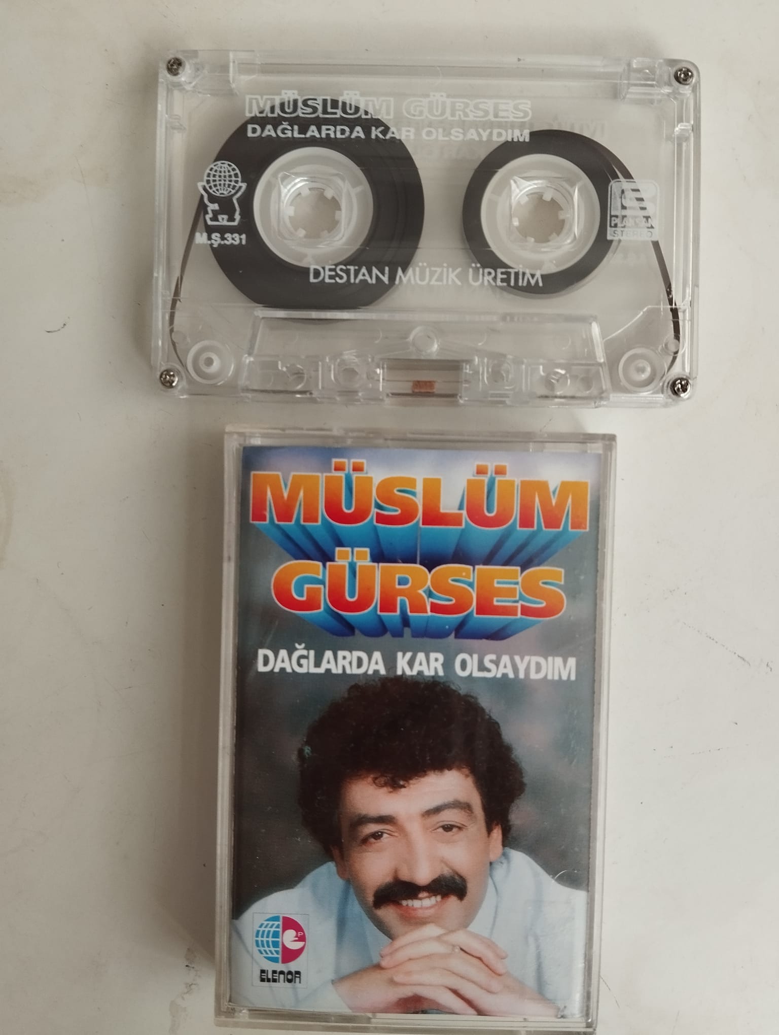 Müslüm Gürses –  Dağlarda Kar Olsaydım  -   1993 Almanya Basım  Kaset/ Destan Müzik -2.el
