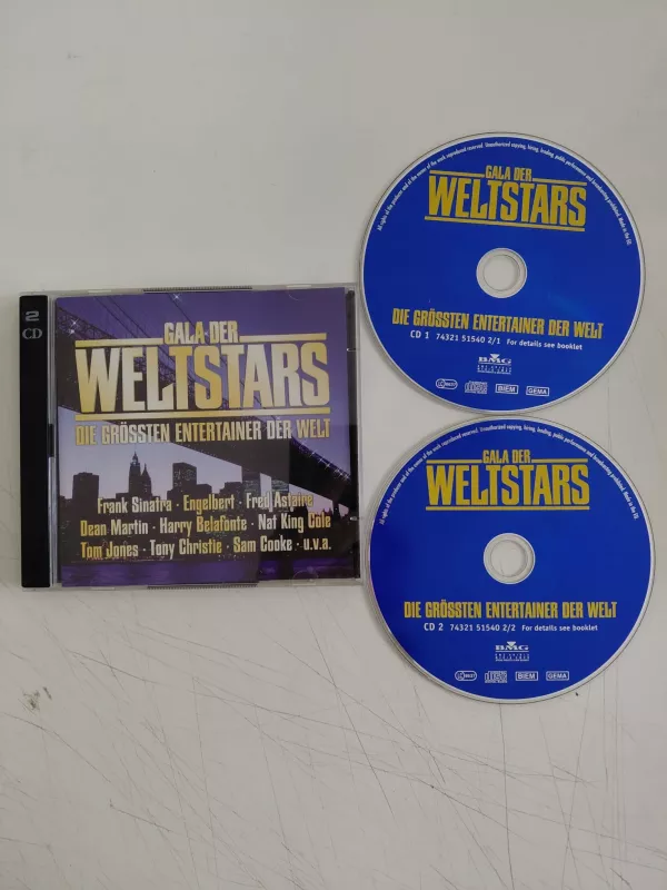 Gala Der Weltstars (Frank Sinatra,Ella Fitzgerald...)  - 1997  Almanya Basım 2xCD Albüm-2.el
