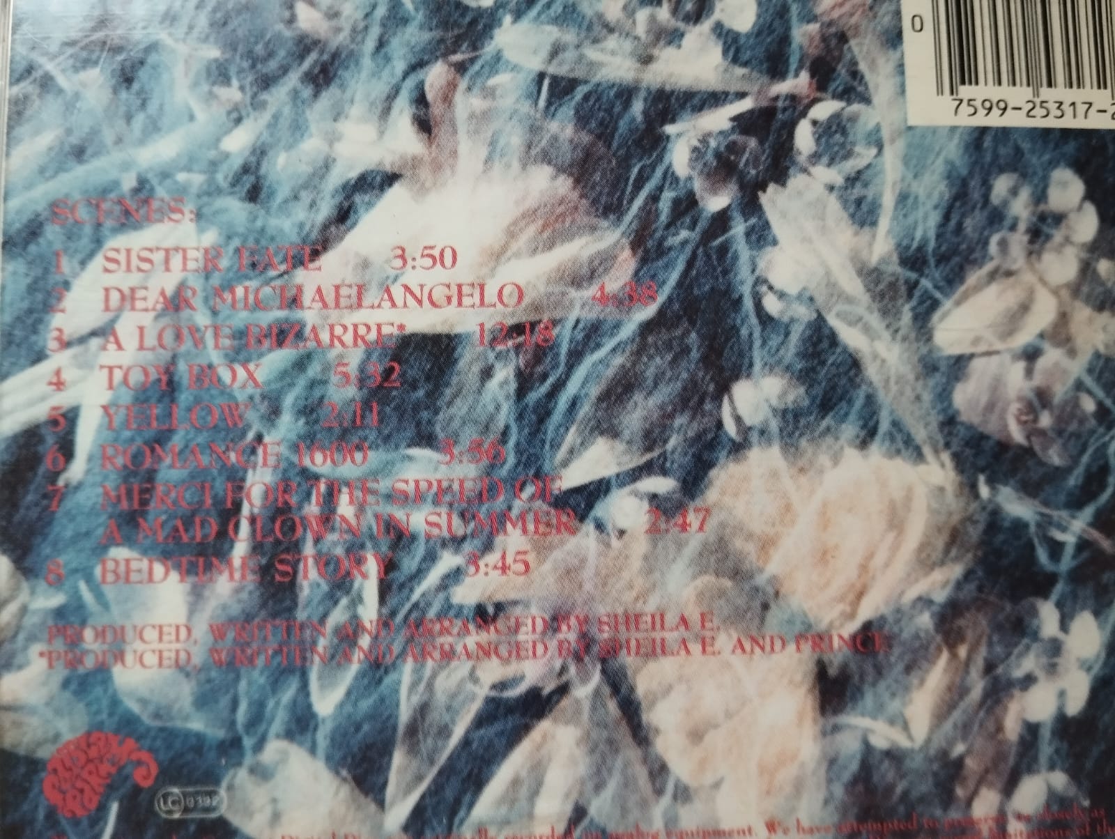 Sheila E. – In Romance 1600 - 1985 Avrupa Basım 2. El CD Albüm