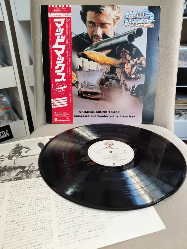 Brian May – Mad Max 2 - 1982 Japonya Basım LP Plak - Obi’li-2.el