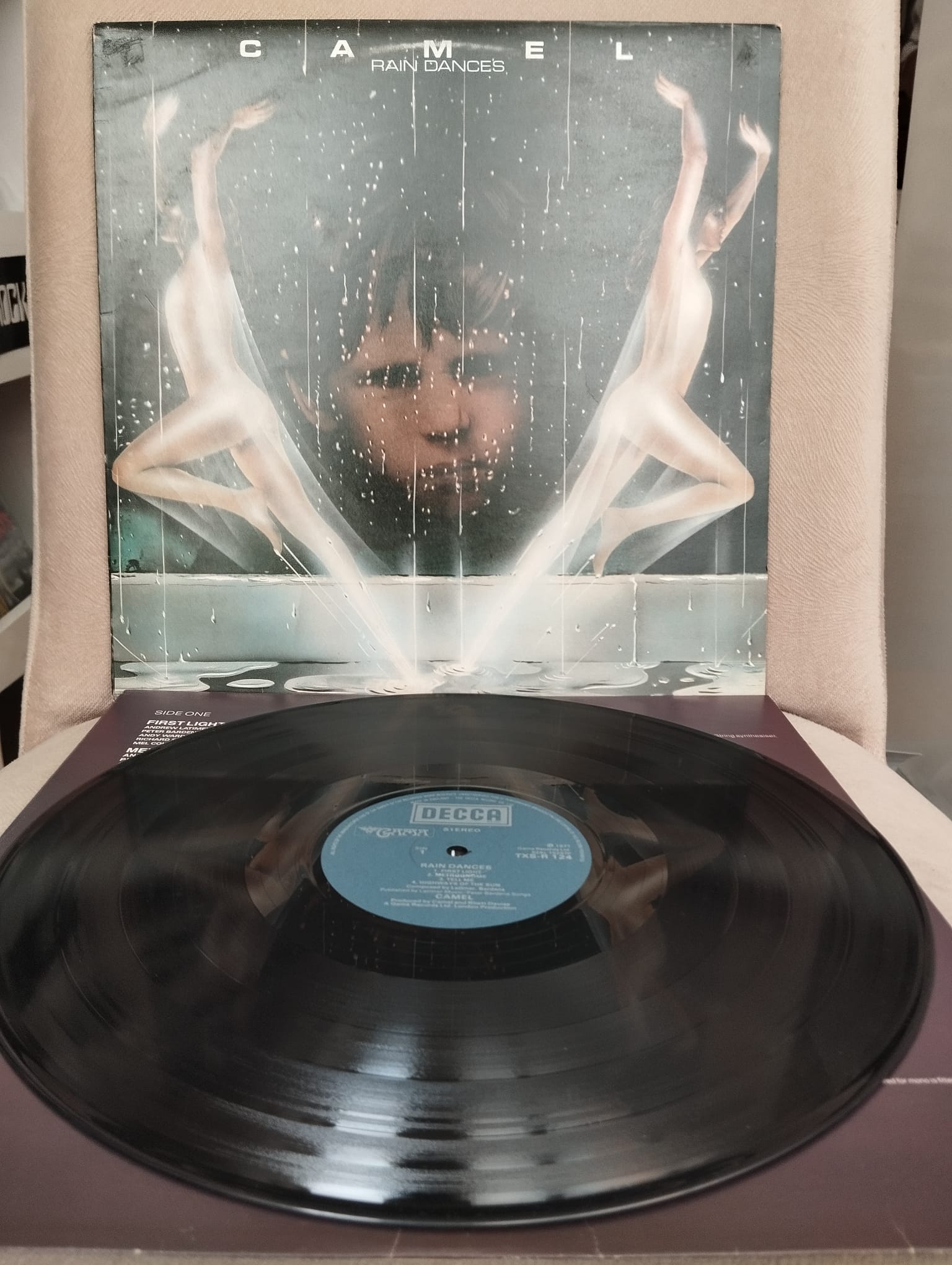 Camel – Rain Dances - 1977 İngiltere Basım 33 lük Plak - Lp Albüm-2.EL