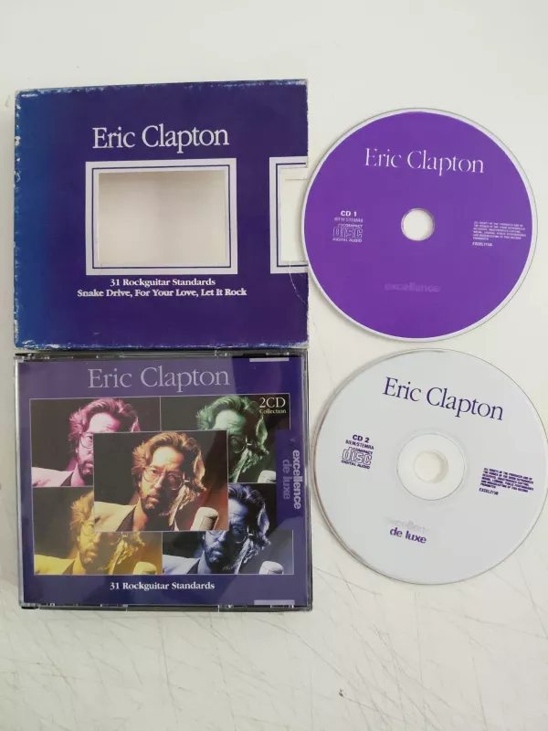 Eric Clapton – 31 Rockguitar Standards - 2000 Hollanda Basım 2xCD Albüm-2.el
