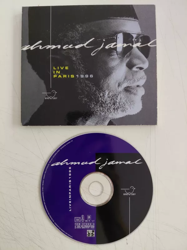 Ahmad Jamal ‎– Live In Paris 1996 - 2003 Fransa  Basım CD Albüm-2.el