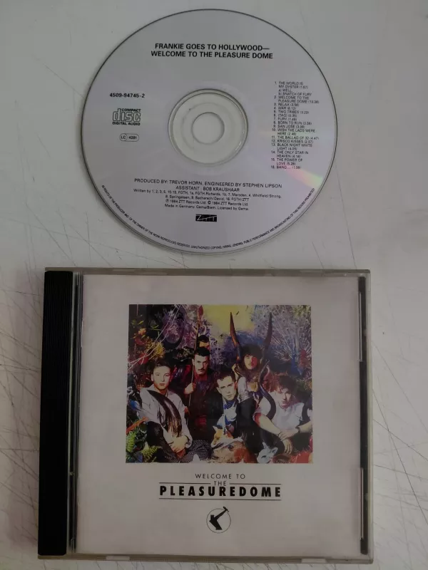 Frankie Goes To Hollywood – Welcome To The Pleasuredome - 1994 Avrupa Basım CD Albüm-2.el