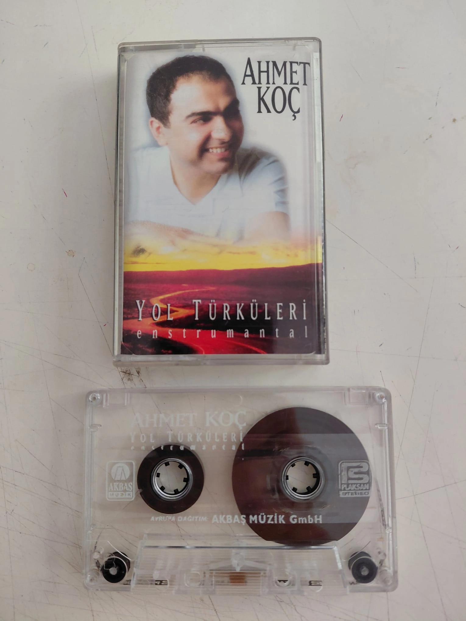 Ahmet Koç – Yol Türküleri (Enstrumantal) - Almanya Basım Kaset Albüm/Akbaş Müzik-2.el