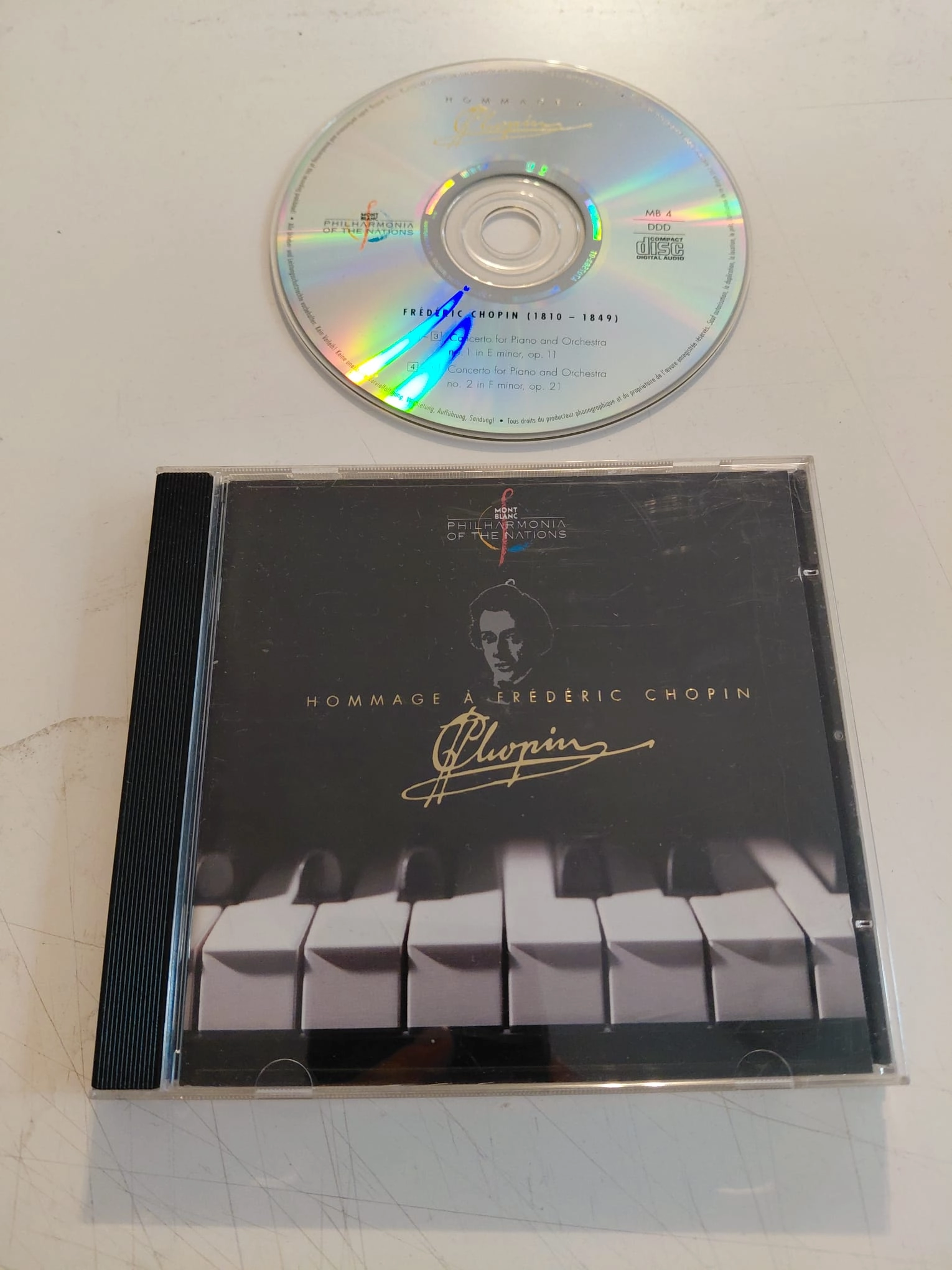 Justus Frantz  –  Hommage À Frédéric Chopin – 1999 Almanya Basım -  CD Albüm-2.el
